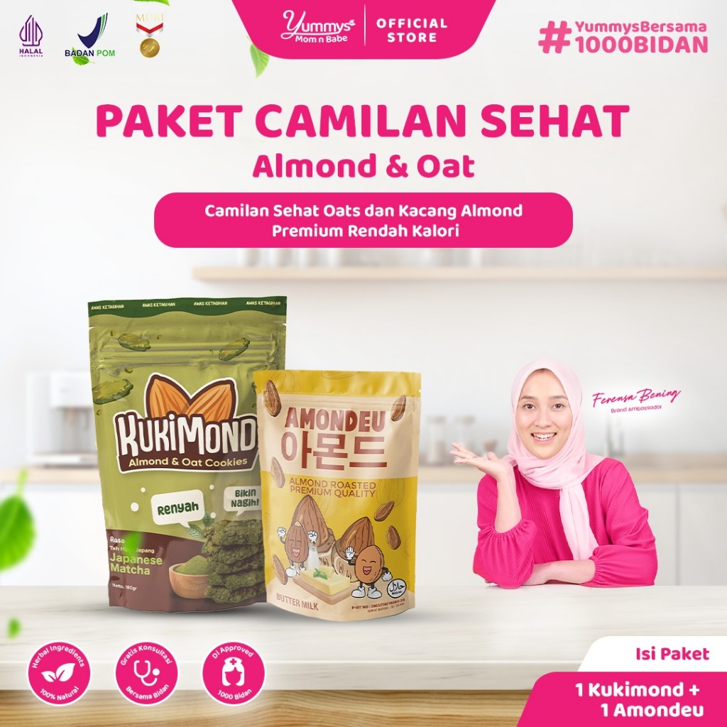 Komunitas Bunda Hebat Facebook ad: Kalau ditanya kenapa aku minum Almonde