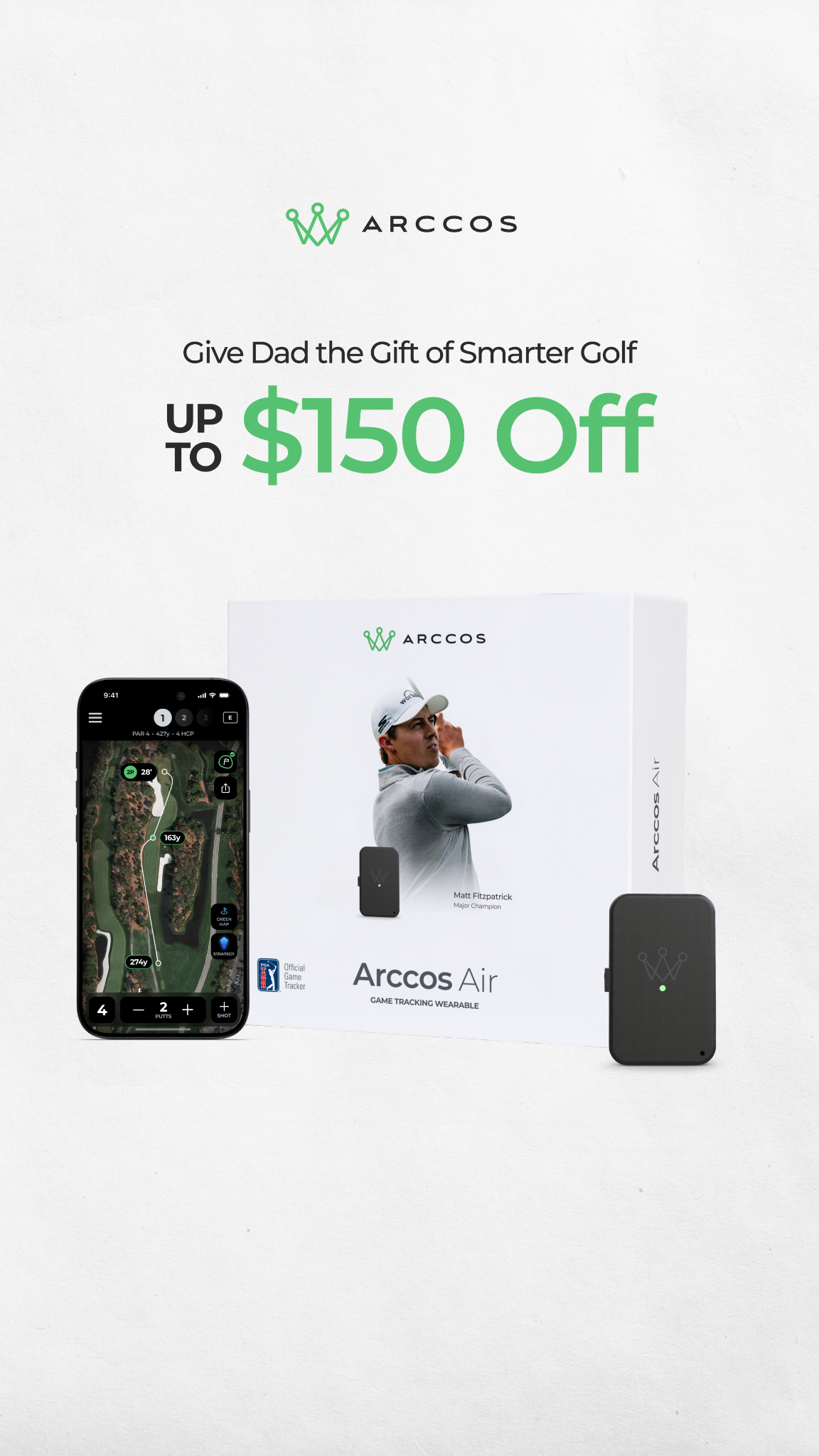 Arccos Golf Facebook ad