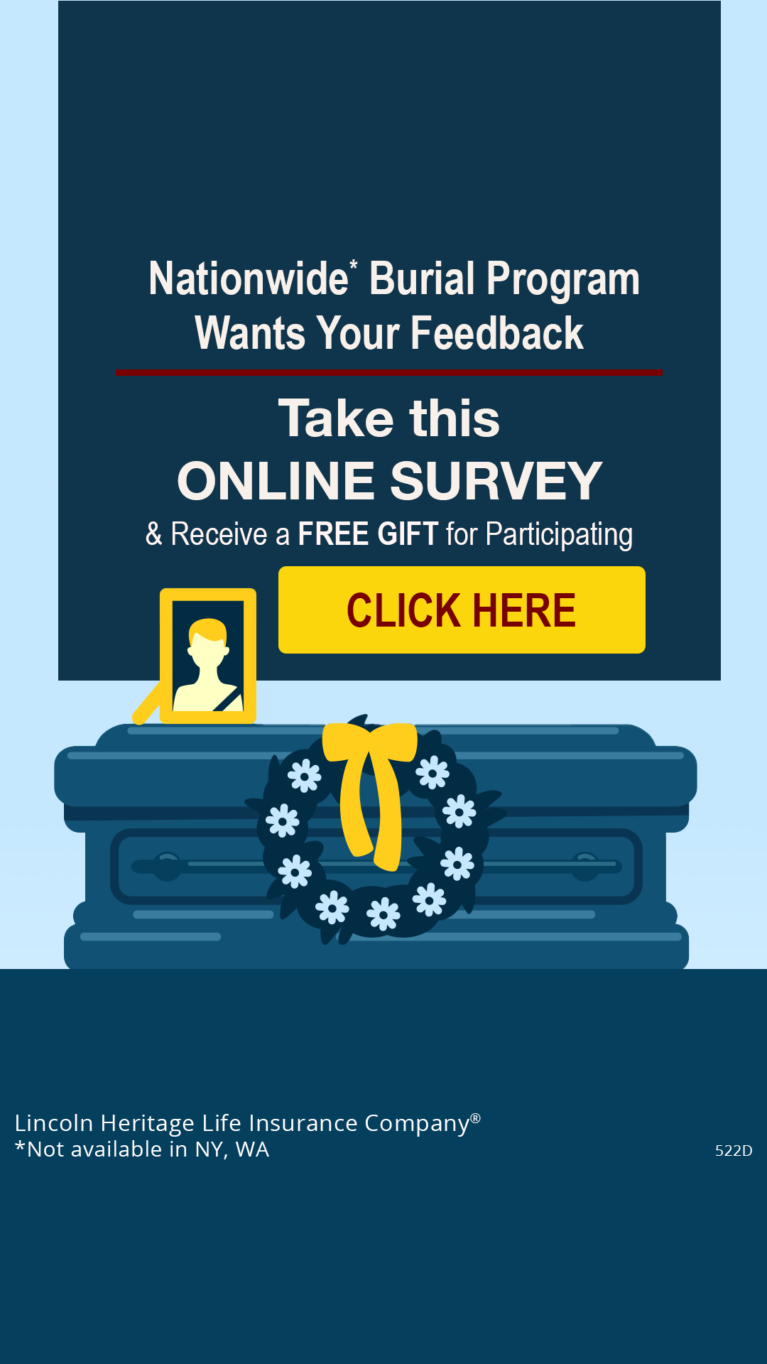 Lincoln Heritage Funeral Advantage Facebook ad