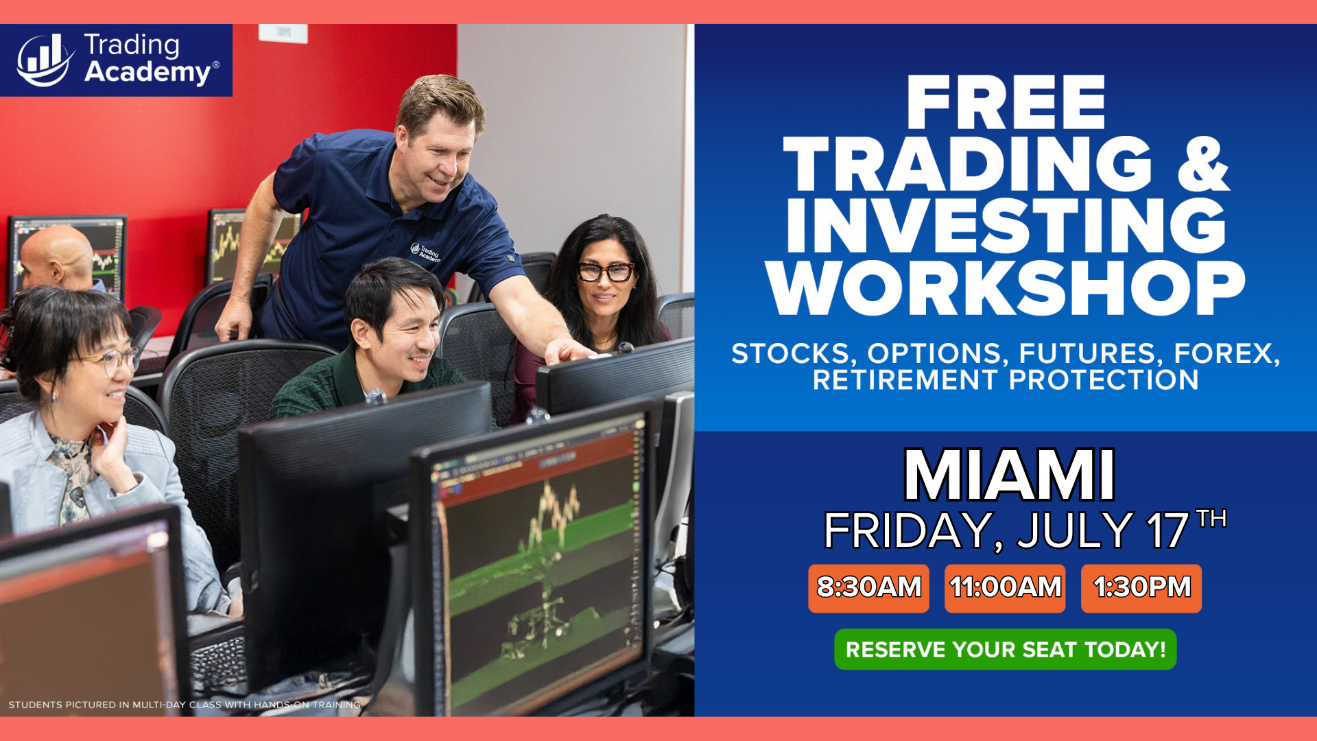 Trading Academy Facebook ad