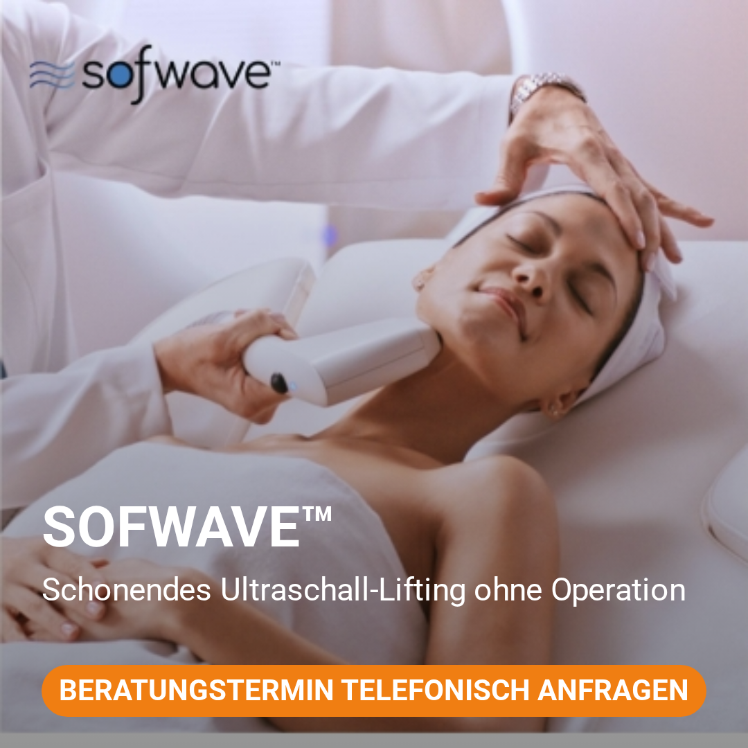 MVZ Dermatologie & Ästhetik Saarland Facebook ad: Sofwave: Straffere Haut in 45 Min.