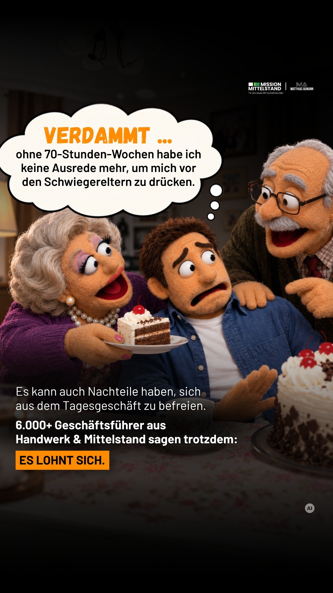 Matthias Aumann Facebook ad: So befreist du dich als Geschäftsführer aus dem…
