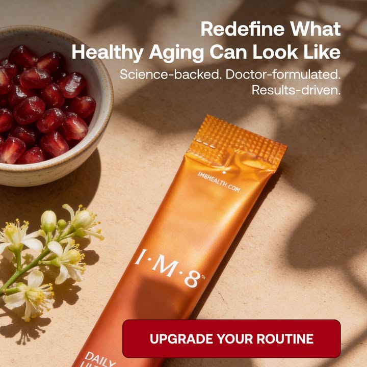 IM8 Global Facebook ad: Longevity Starts at the Cellular Level