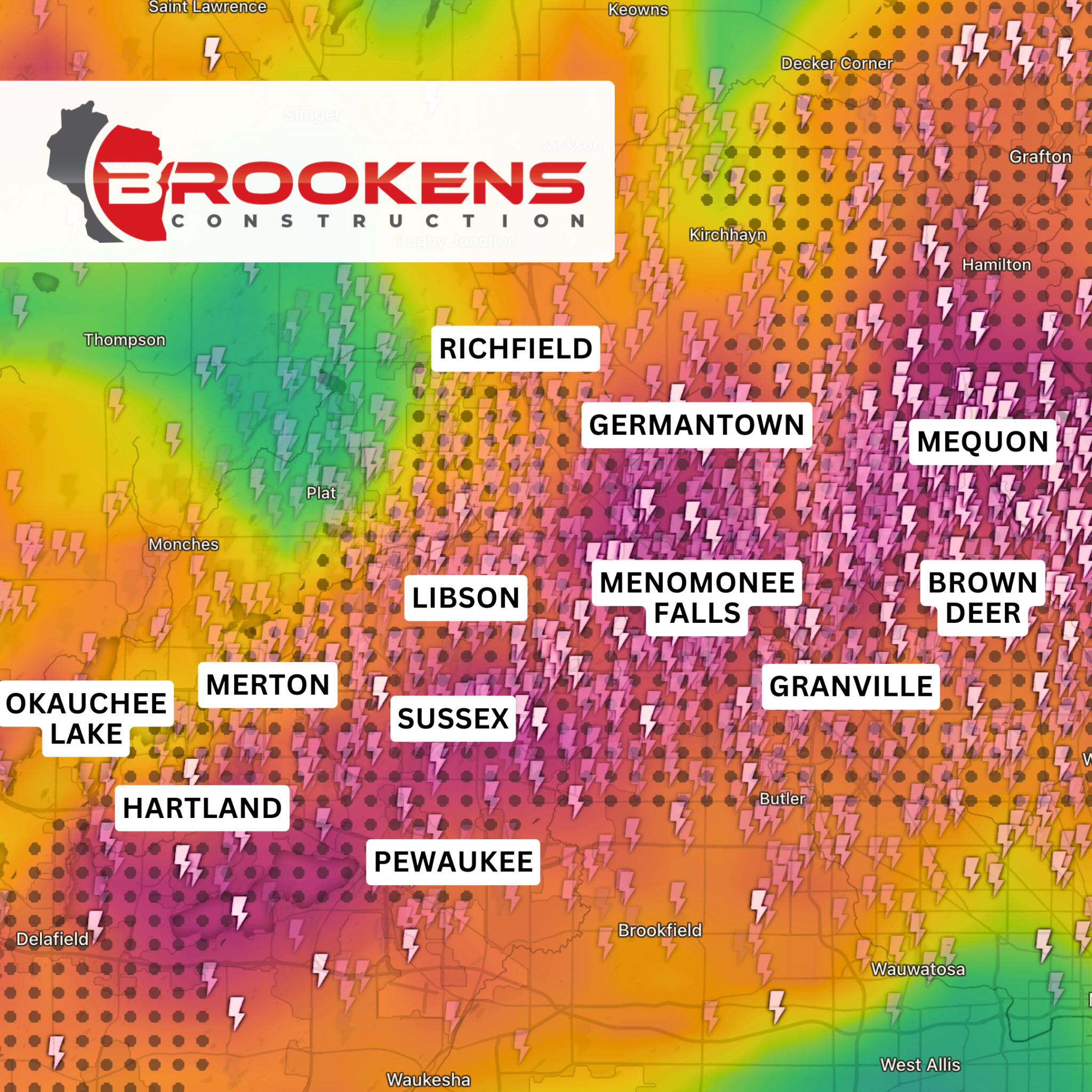 Brookens Construction, LLC Facebook ad: You May Qualify for a Full Roof Replacement.