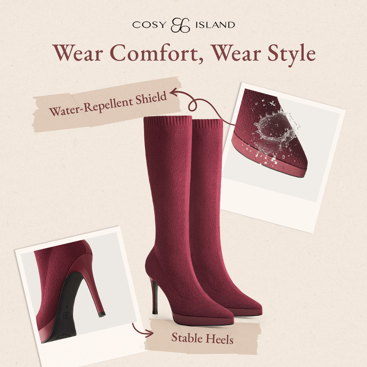 Cosy Island Facebook ad
