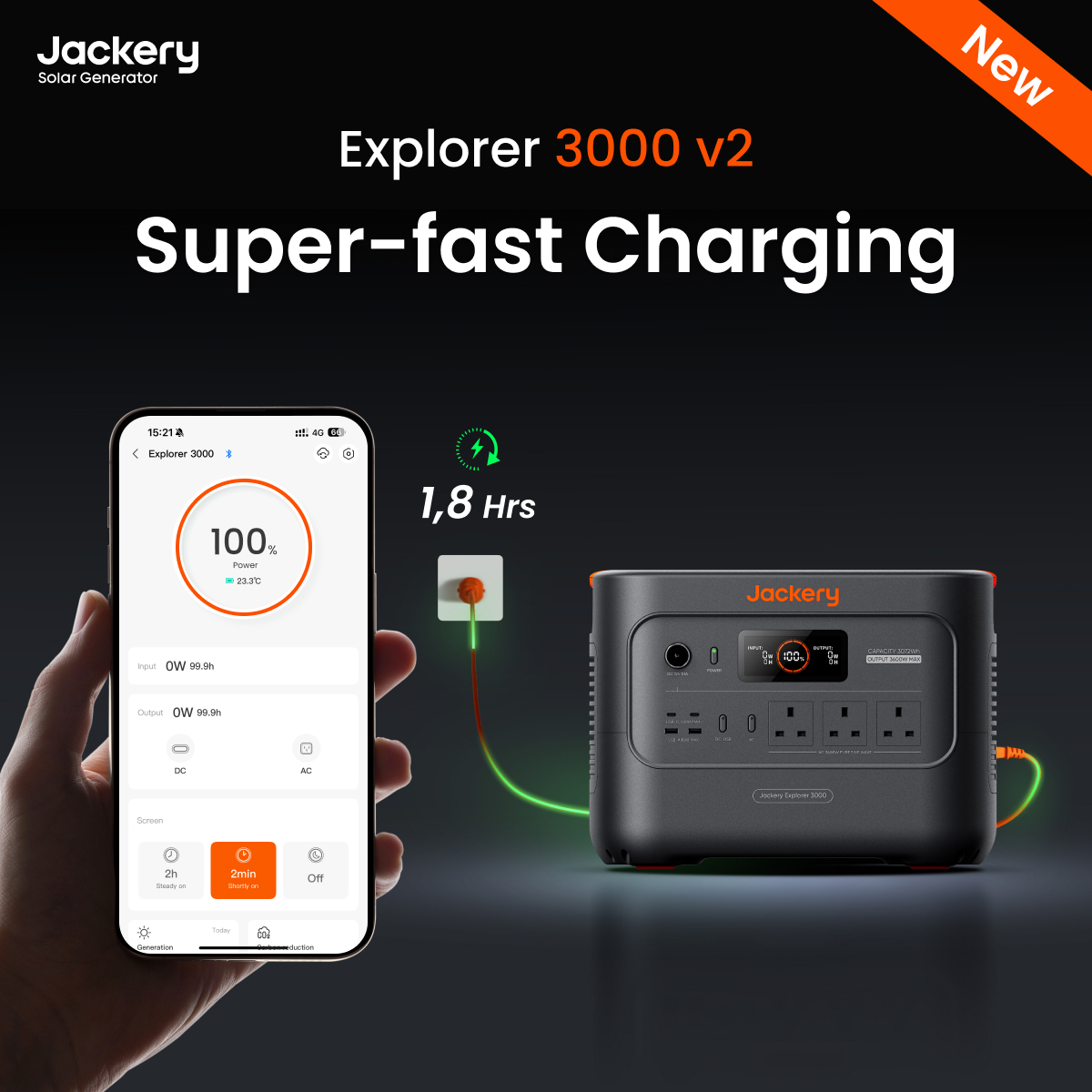 Jackery UK Facebook ad