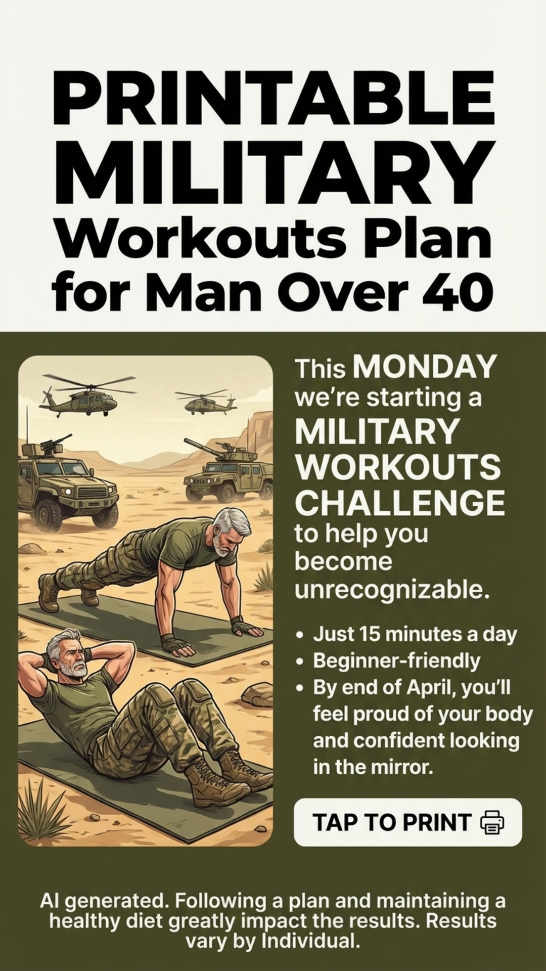 Military Coach Facebook ad