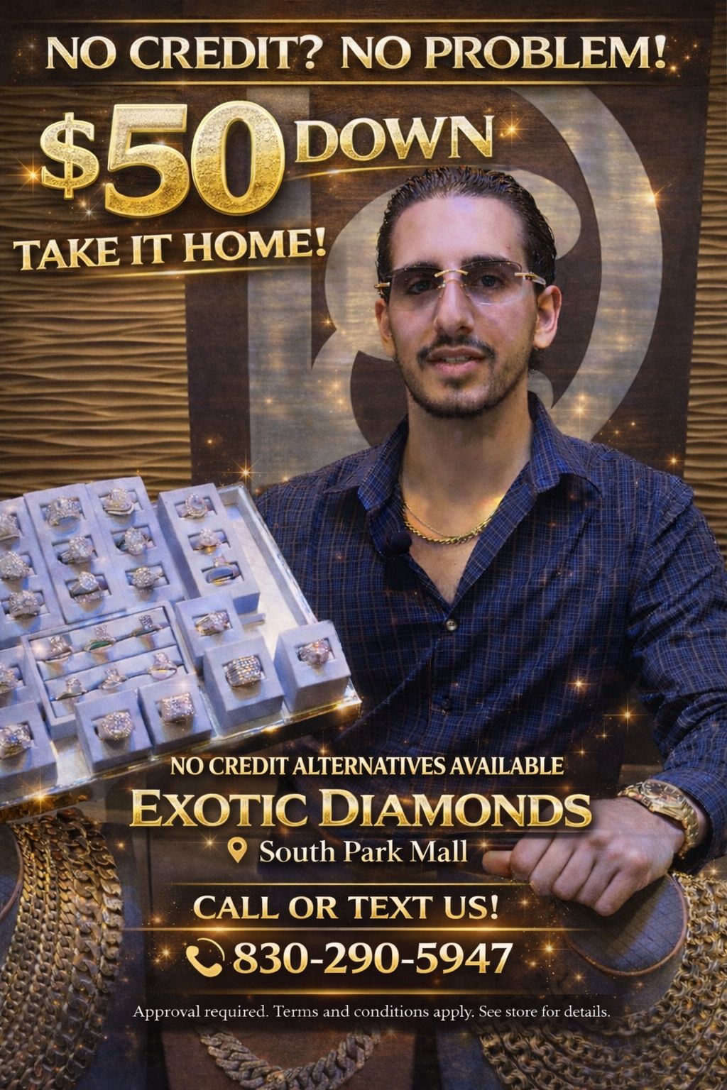 Exotic Diamonds Facebook ad: EXOTIC DIAMONDS | South Park Mall
