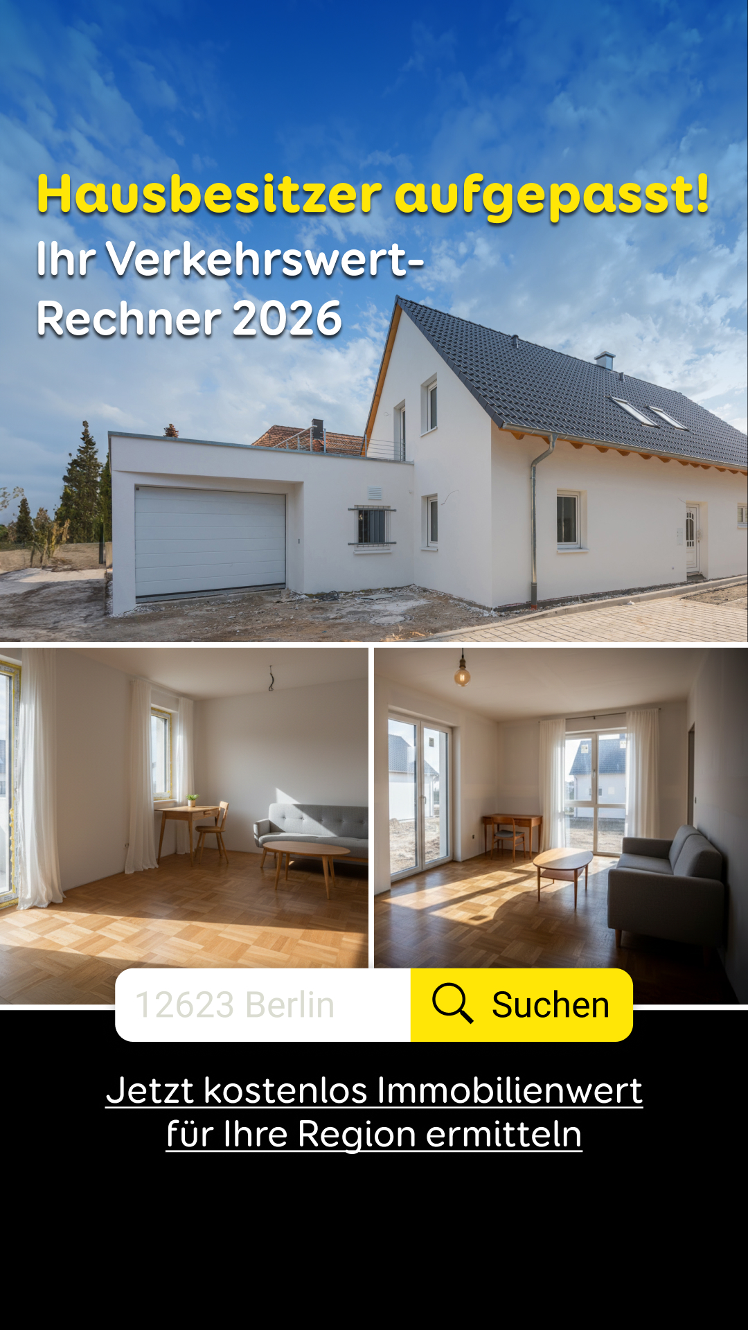 Aroundhome - Immobilienverkauf Facebook ad from Mar 3, 2026