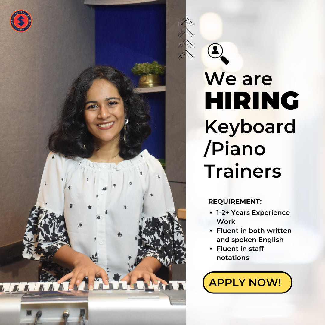 Spardha Learnings Private Limited Facebook ad: Hiring Piano & Keyboard Teachers