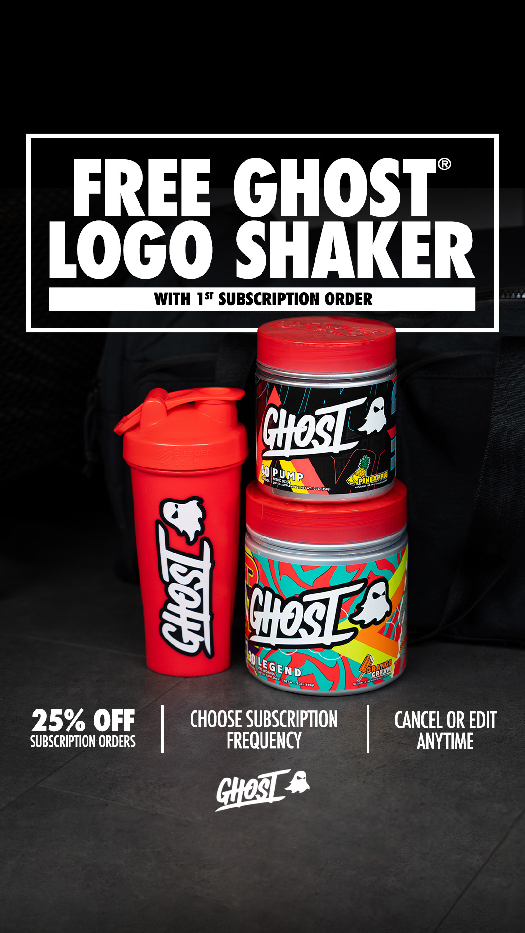 GHOST Facebook ad