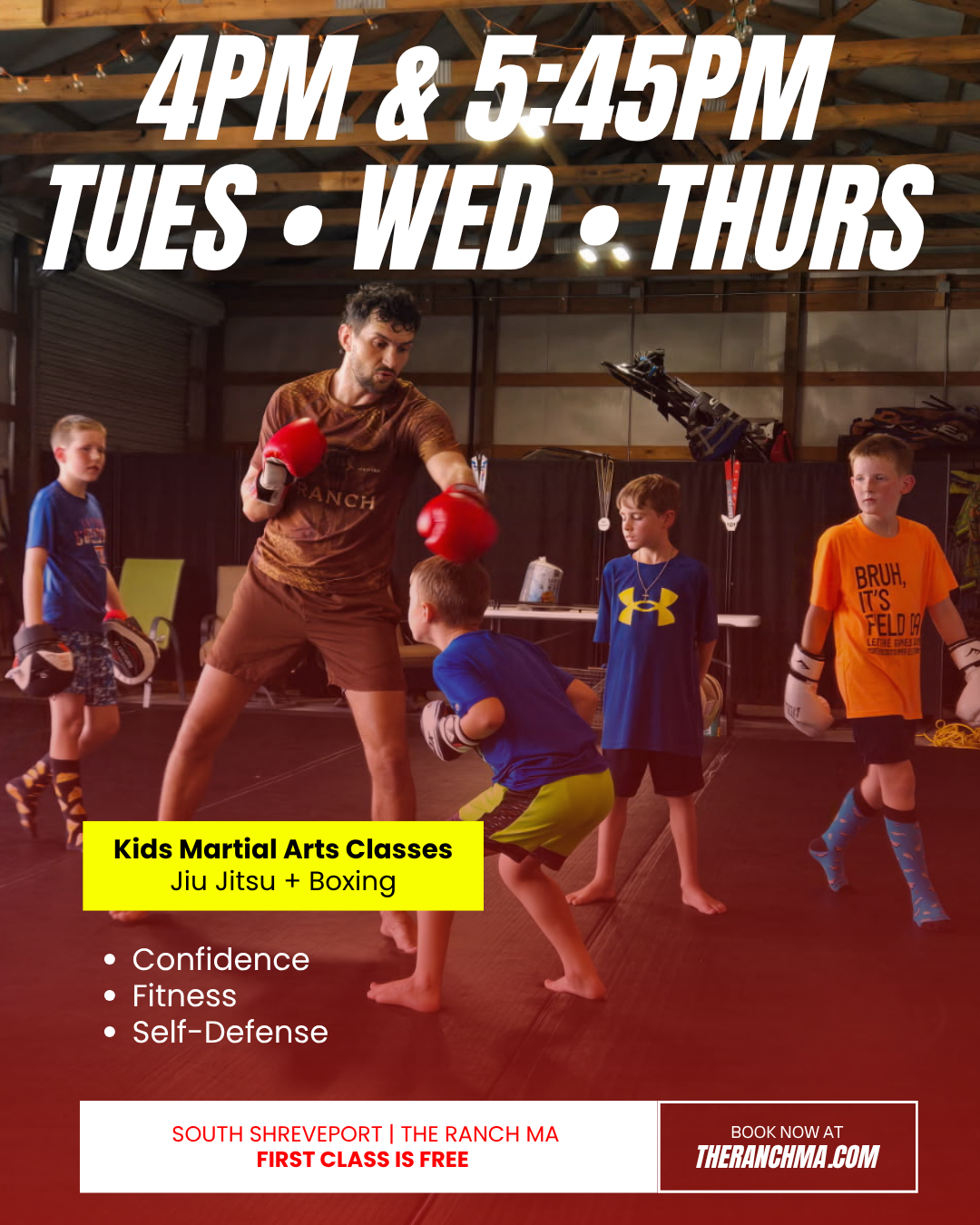 The Ranch Martial Arts Facebook ad
