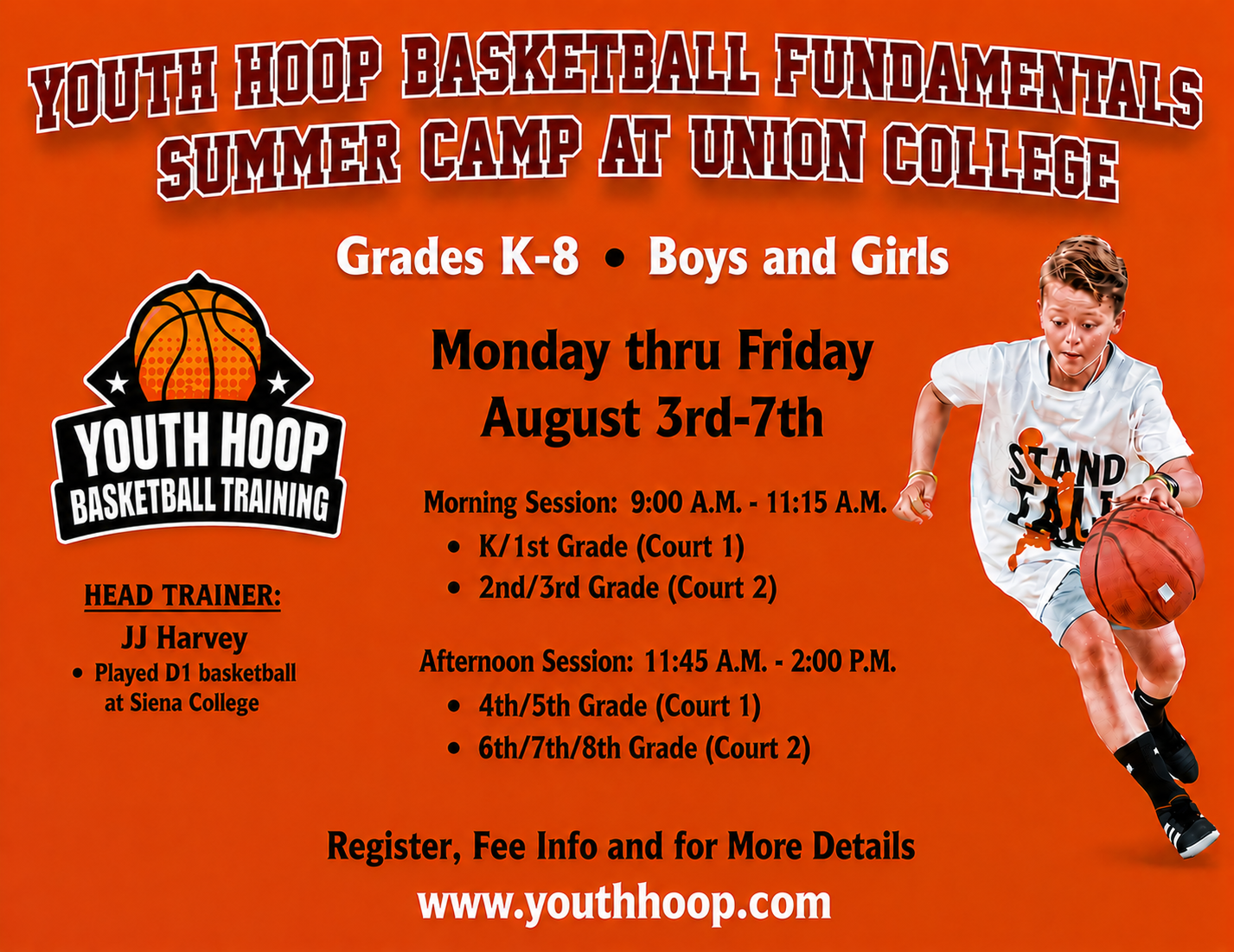 YOUTH HOOP Facebook ad: Register at www.youthhoop.com