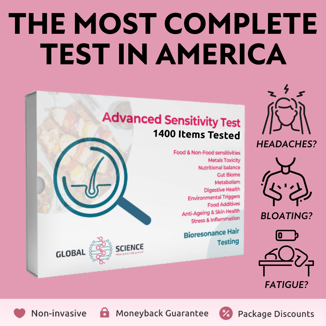 Test My Allergy Facebook ad from May 12, 2025
