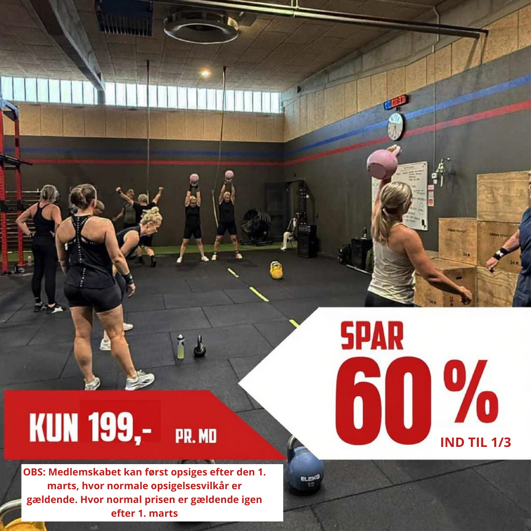 The Cross Box Aalborg Facebook ad: Kun 199 kr./md.