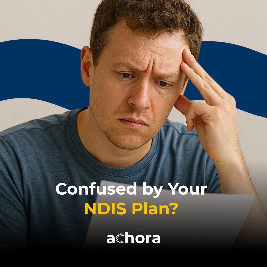 Achora Facebook ad: Feeling lost in your NDIS plan?