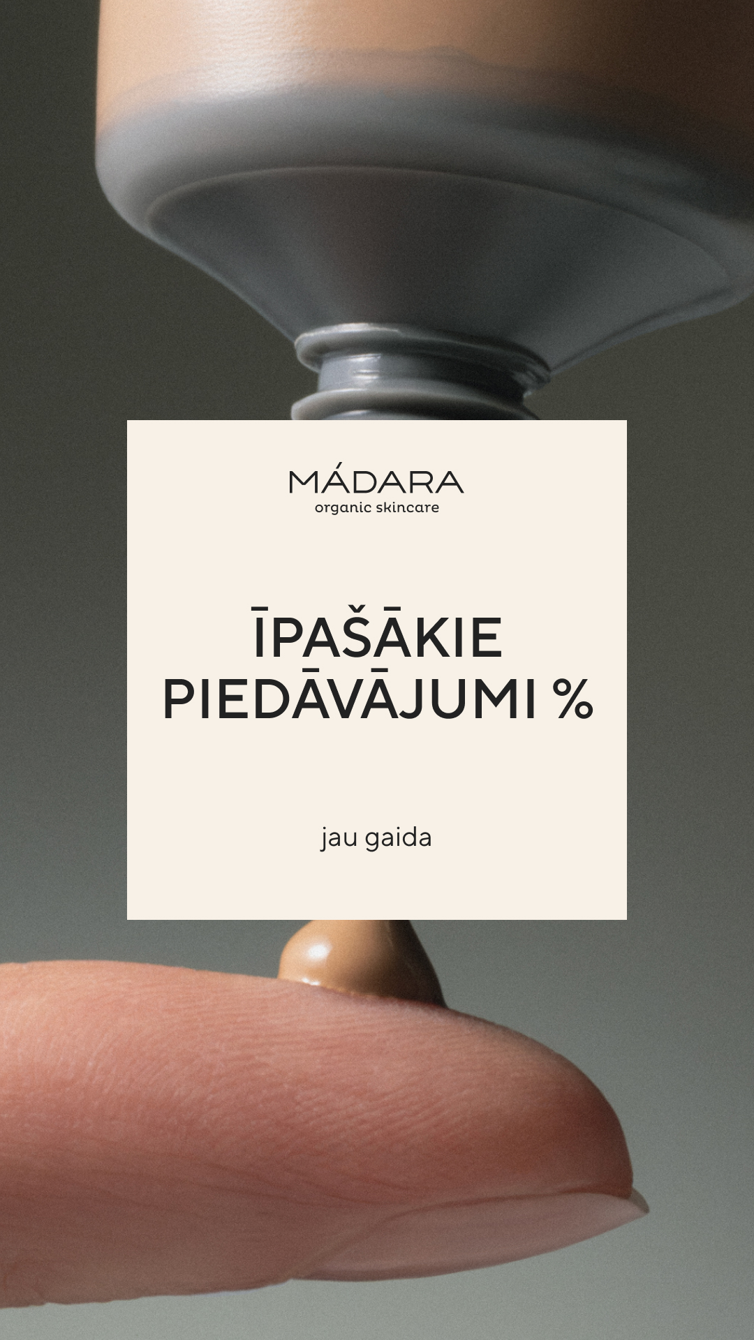 Mádara Organic Skincare Facebook ad