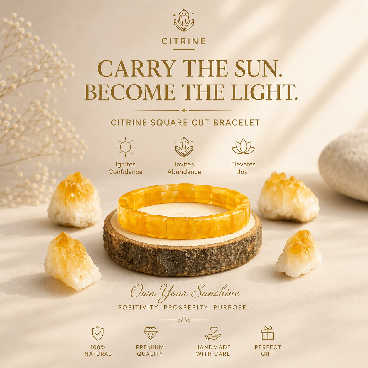 gemstonegalaxy_ Facebook ad: Discover the power of gemstone bracelets!