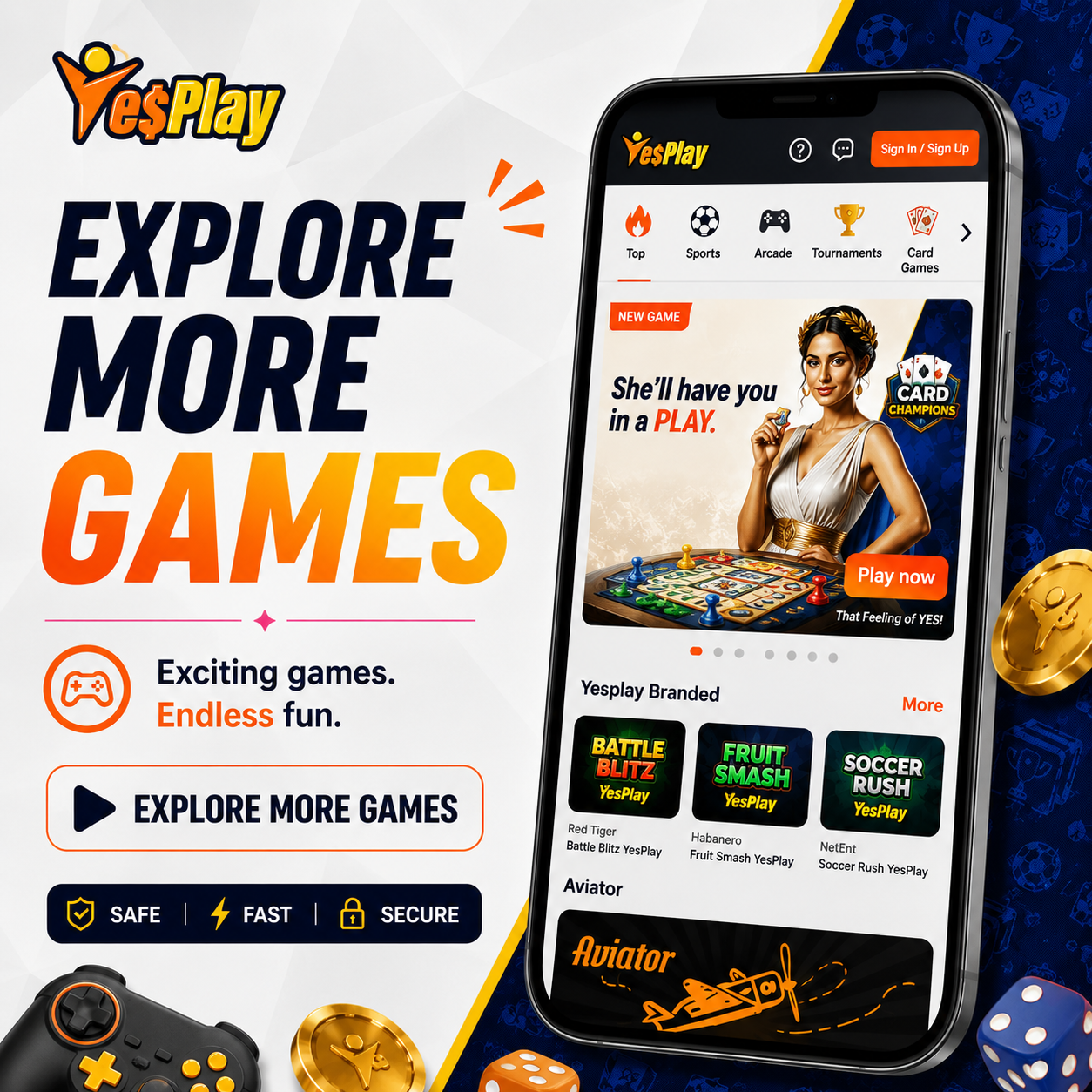 YesPlay Community Facebook ad