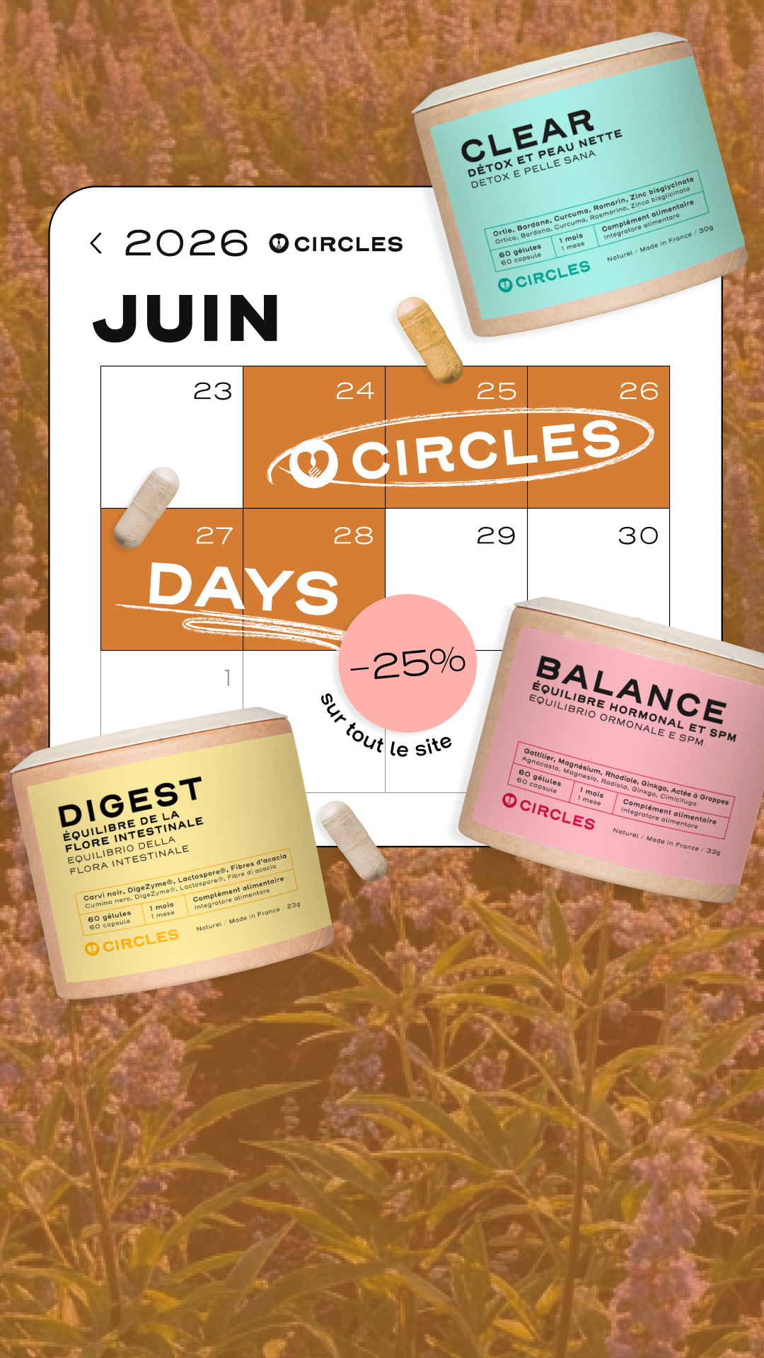 Circles Facebook ad