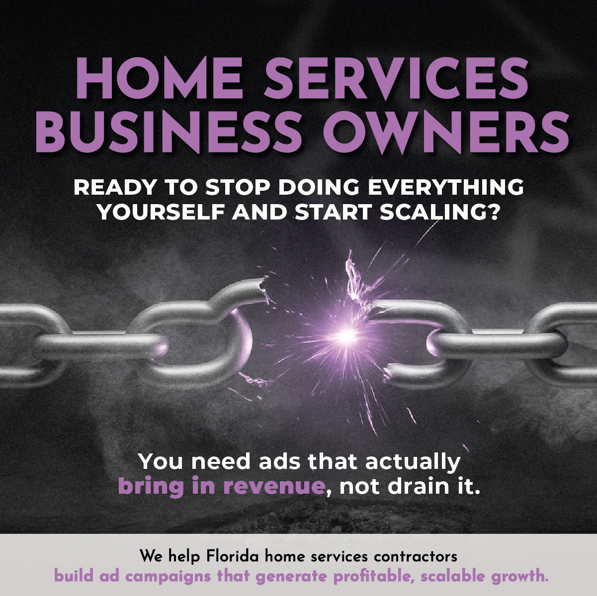 Power Couch Media Facebook ad: Florida-based advertising team.