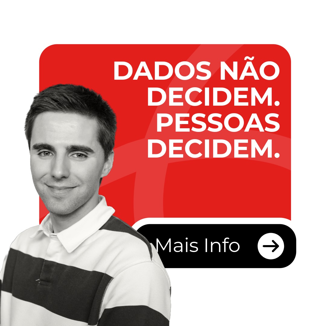 Iscte Business School Facebook ad: Dados não decidem.