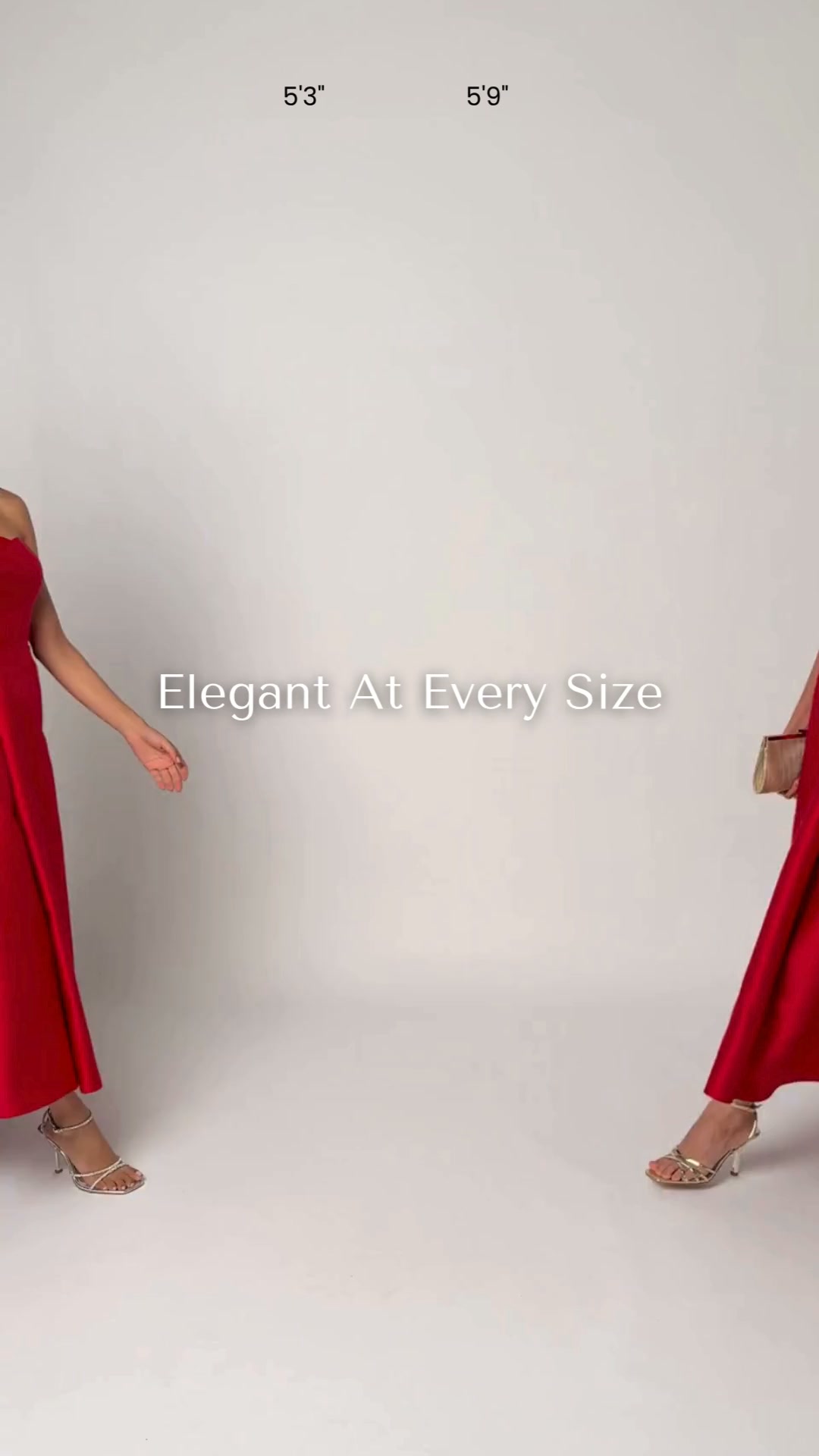 Adrianna Papell Facebook ad: New styles in petite sizes.