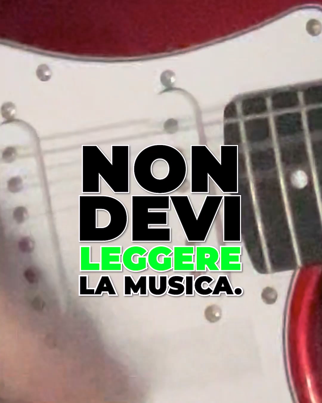 GuitarTribe.it Facebook ad: Per l'elettrica non serve il solfeggio