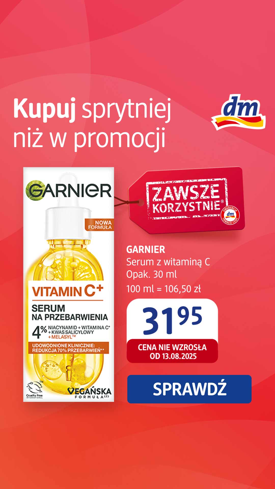 dm-drogerie markt Polska Facebook ad from Apr 1, 2026