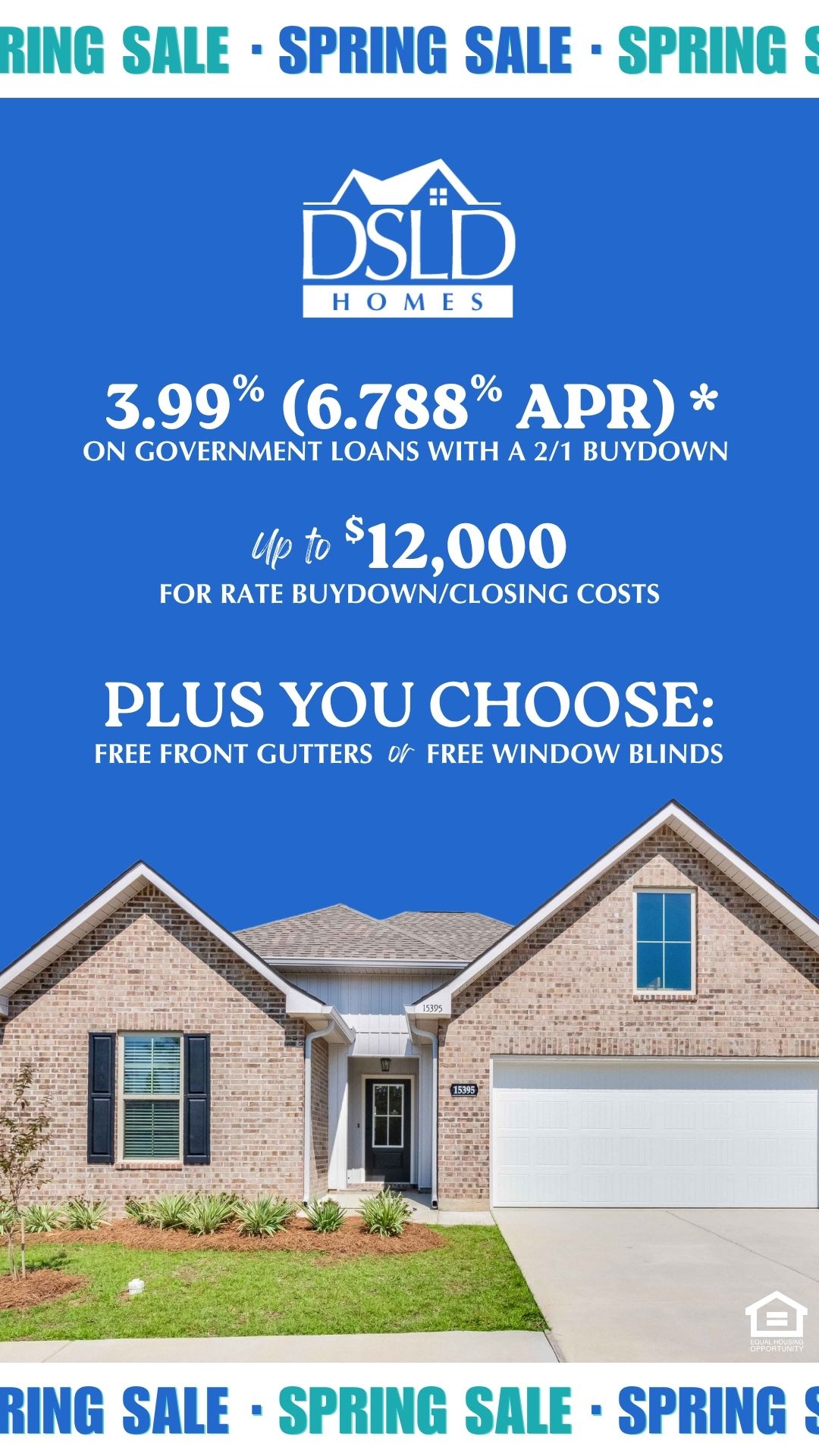 DSLD Homes - Mississippi Facebook ad from May 4, 2026