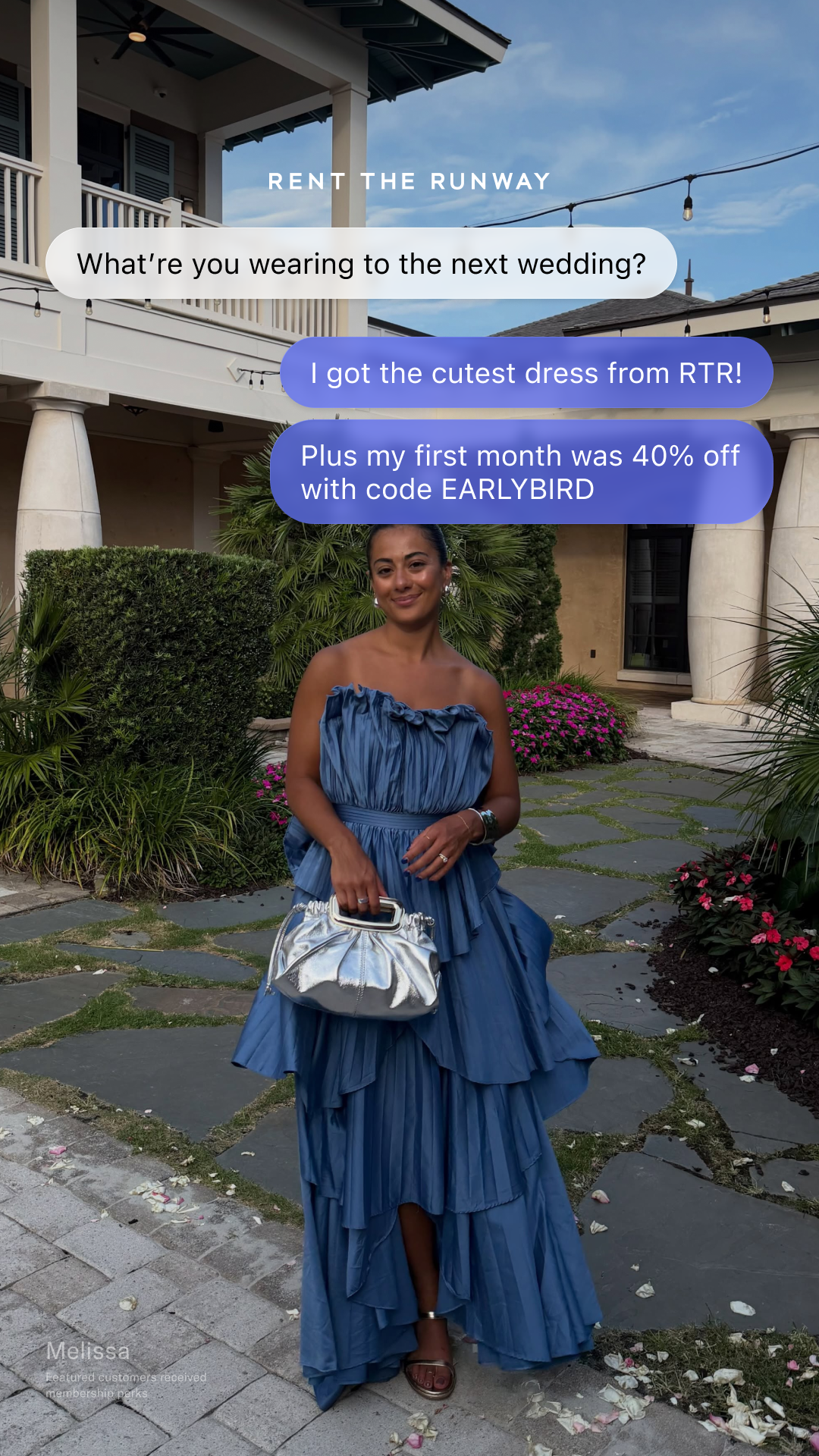 Rent The Runway Facebook ad
