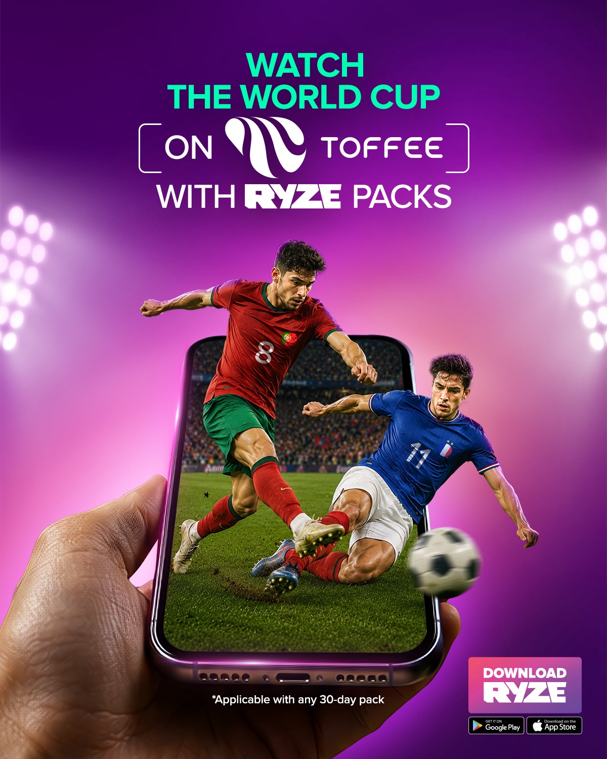 RYZE Live Facebook ad