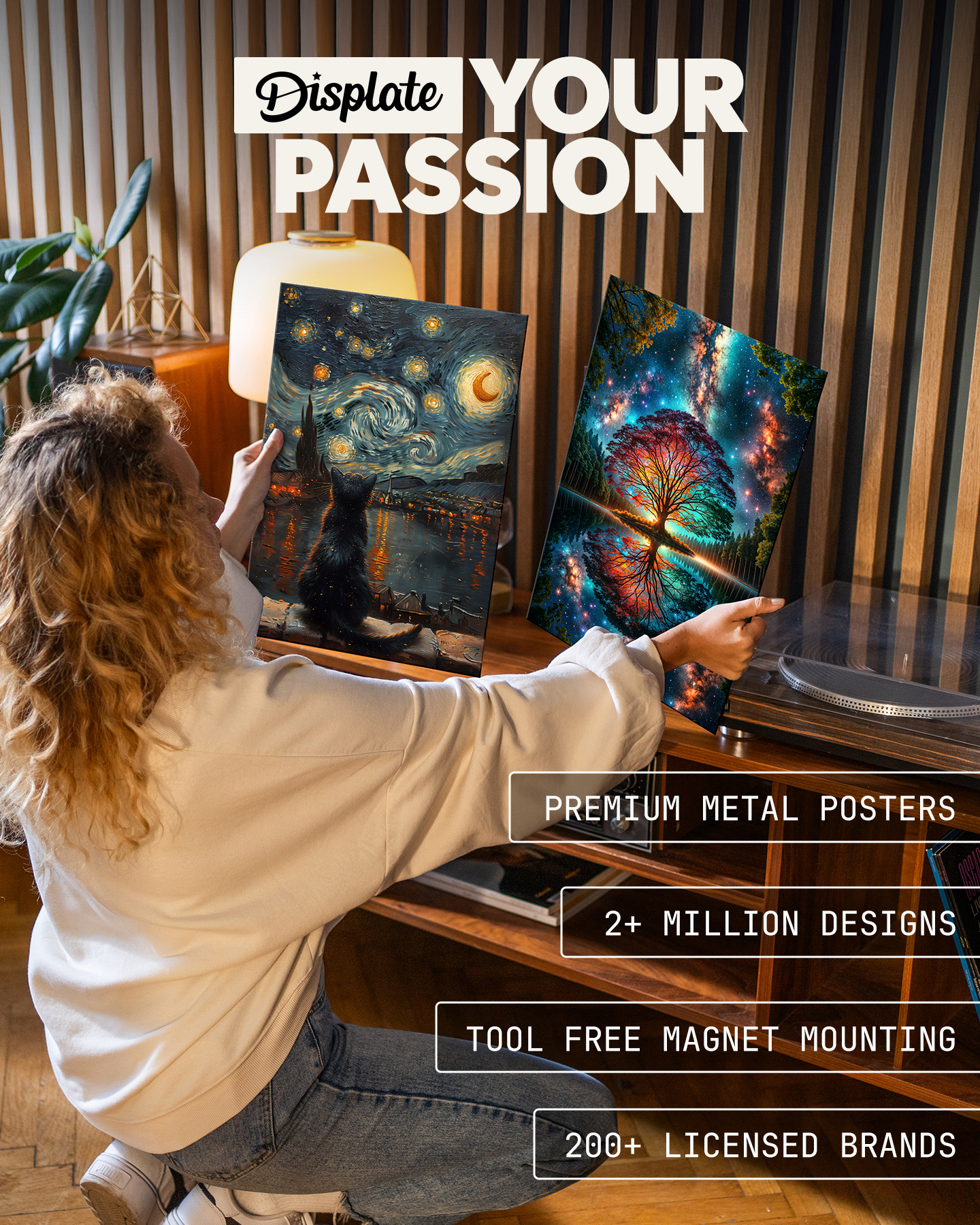 Displate Facebook ad