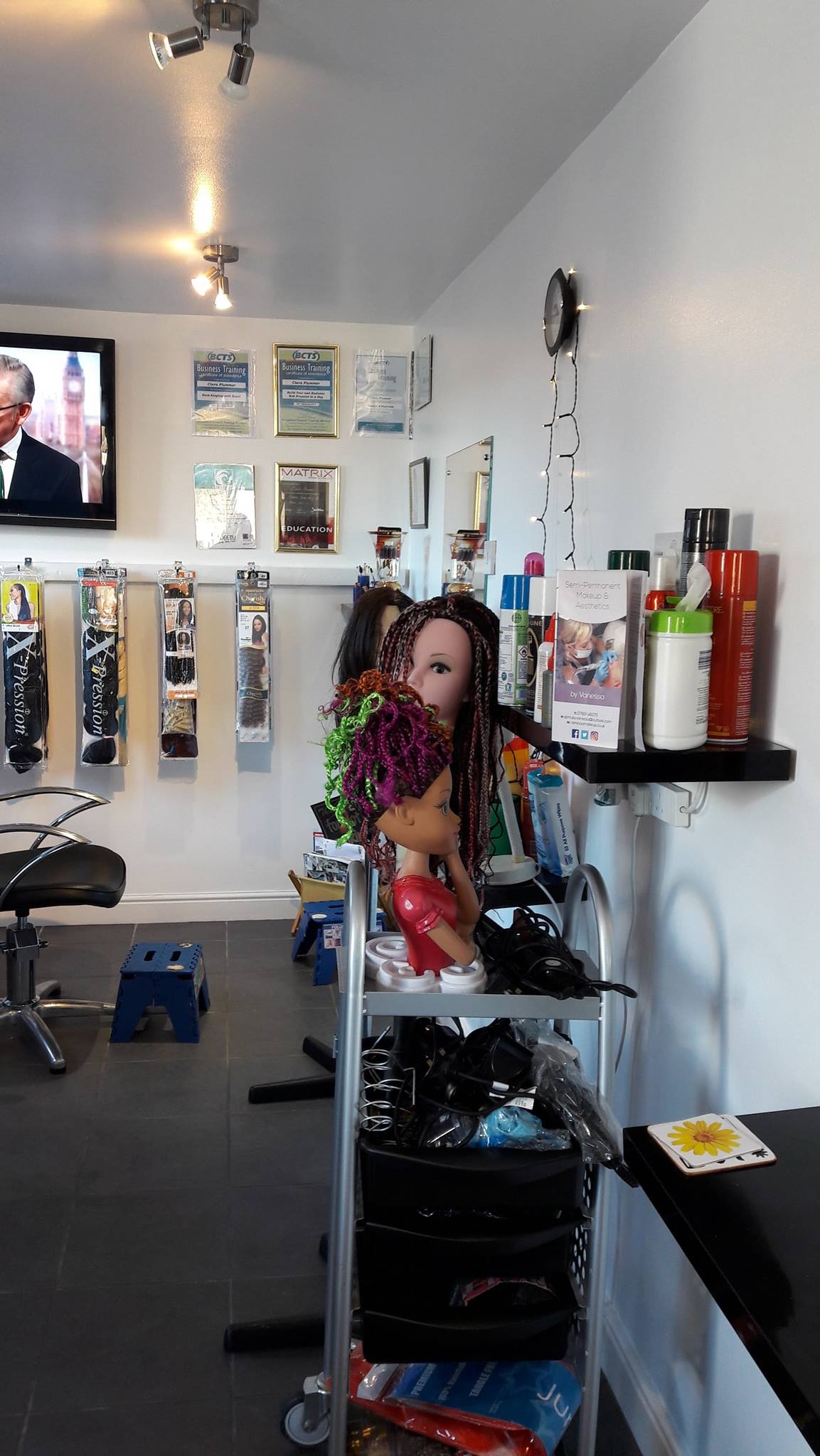 Clara's Weaving & Braiding Hair Salon Facebook ad