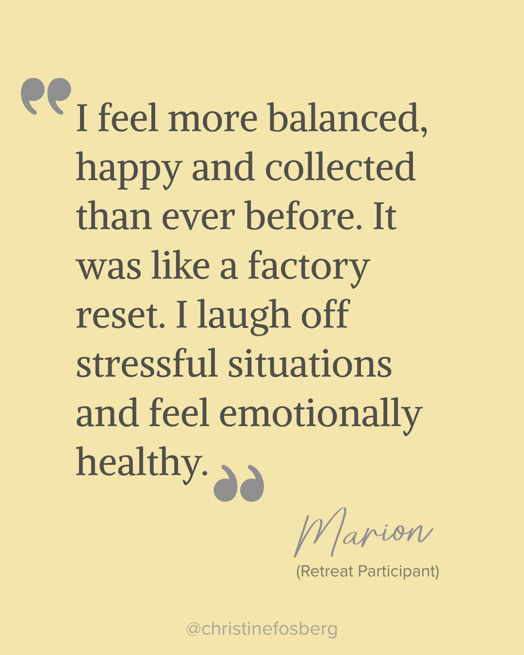 Christine Fosberg Somatic & Breathwork Facebook ad