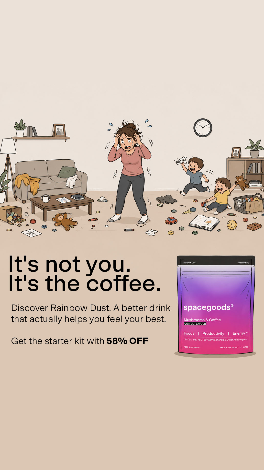 Spacegoods Facebook ad