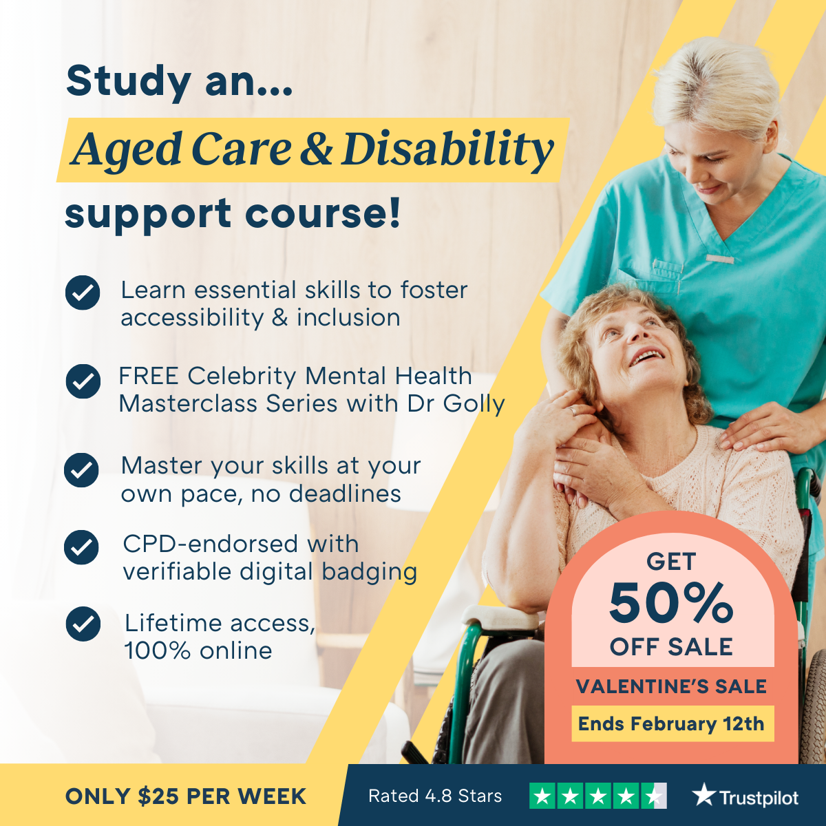 Online Courses Australia Facebook ad
