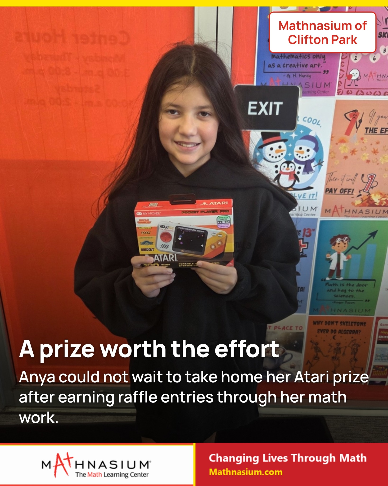 Mathnasium of Clifton Park Facebook ad: A little fun can make a big difference…