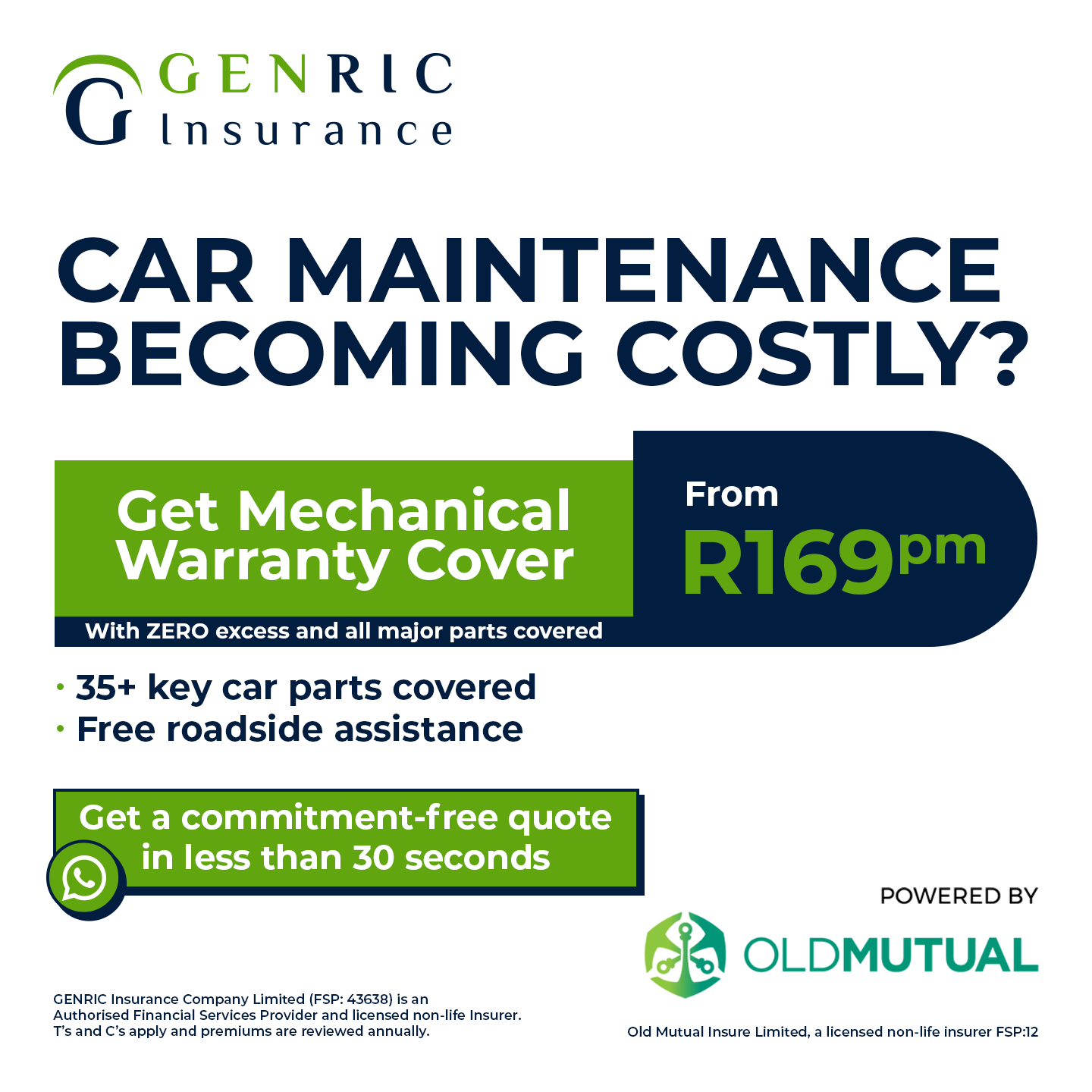 GENRIC4U SA Facebook ad from Nov 4, 2025