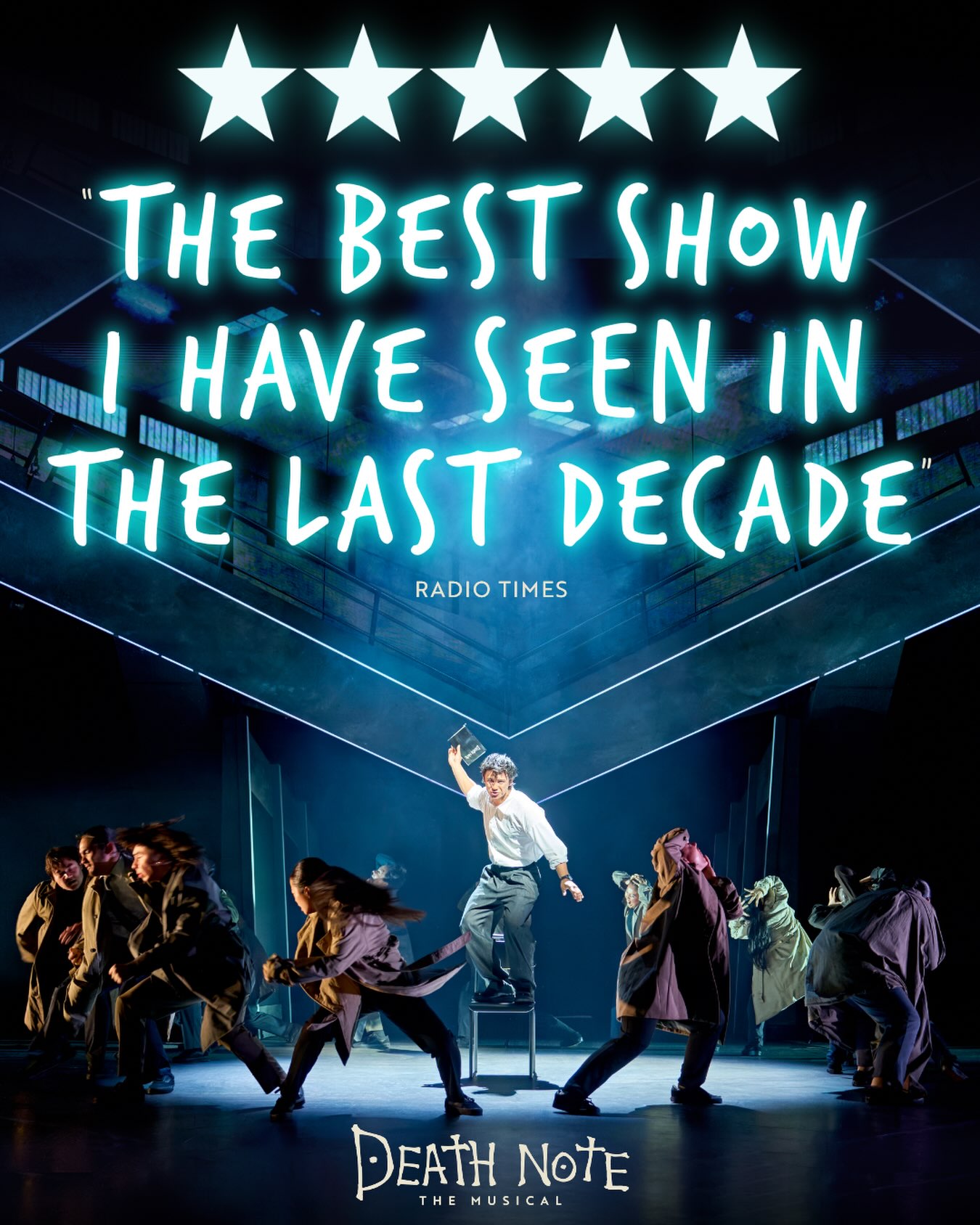 Death Note: The Musical UK Facebook ad: Death Note The Musical | Barbican 30 July - 12 September…