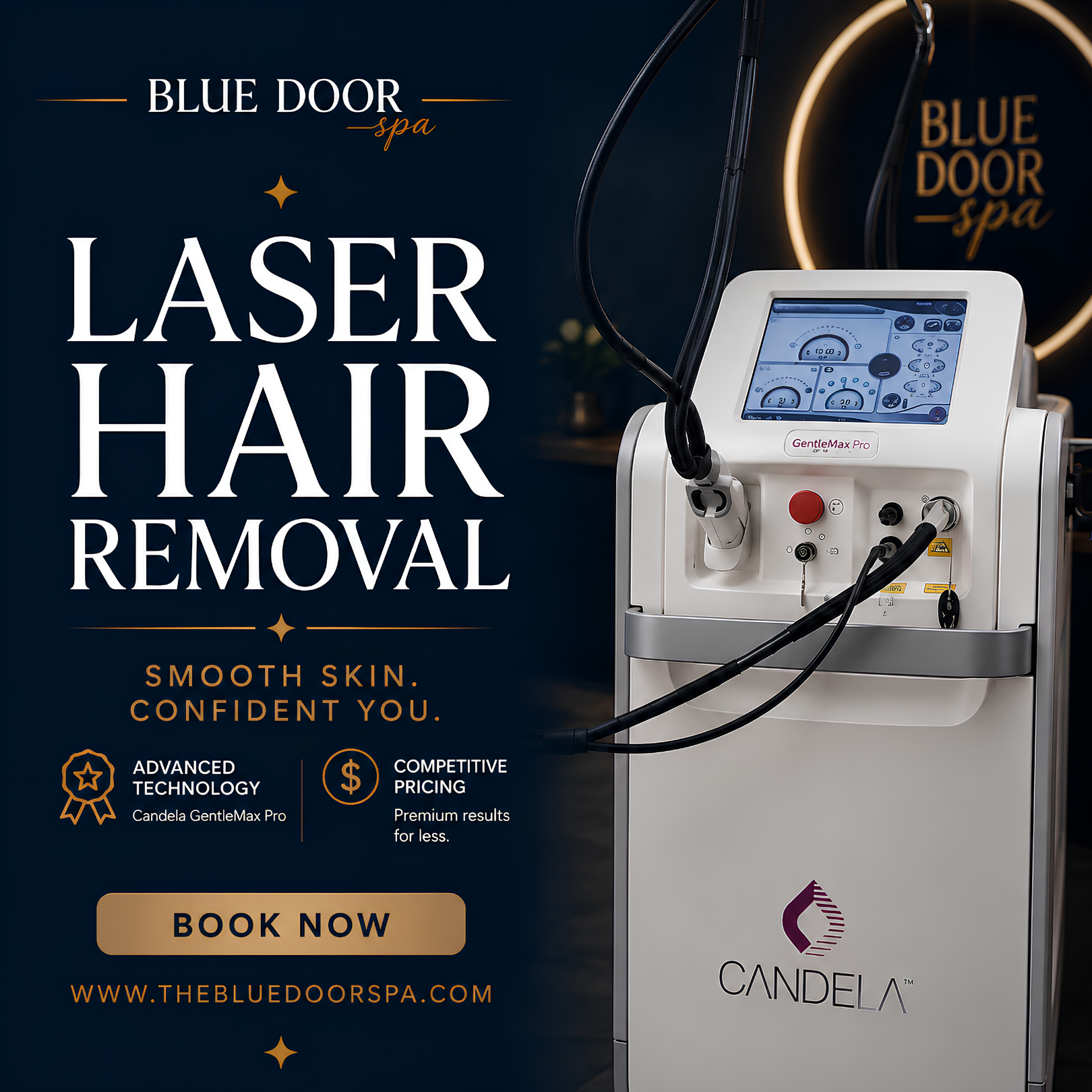 The Blue Door Spa & Salon Facebook ad