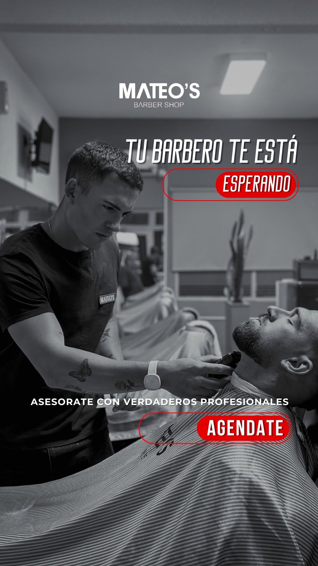 Mateo's Barber Shop Facebook ad