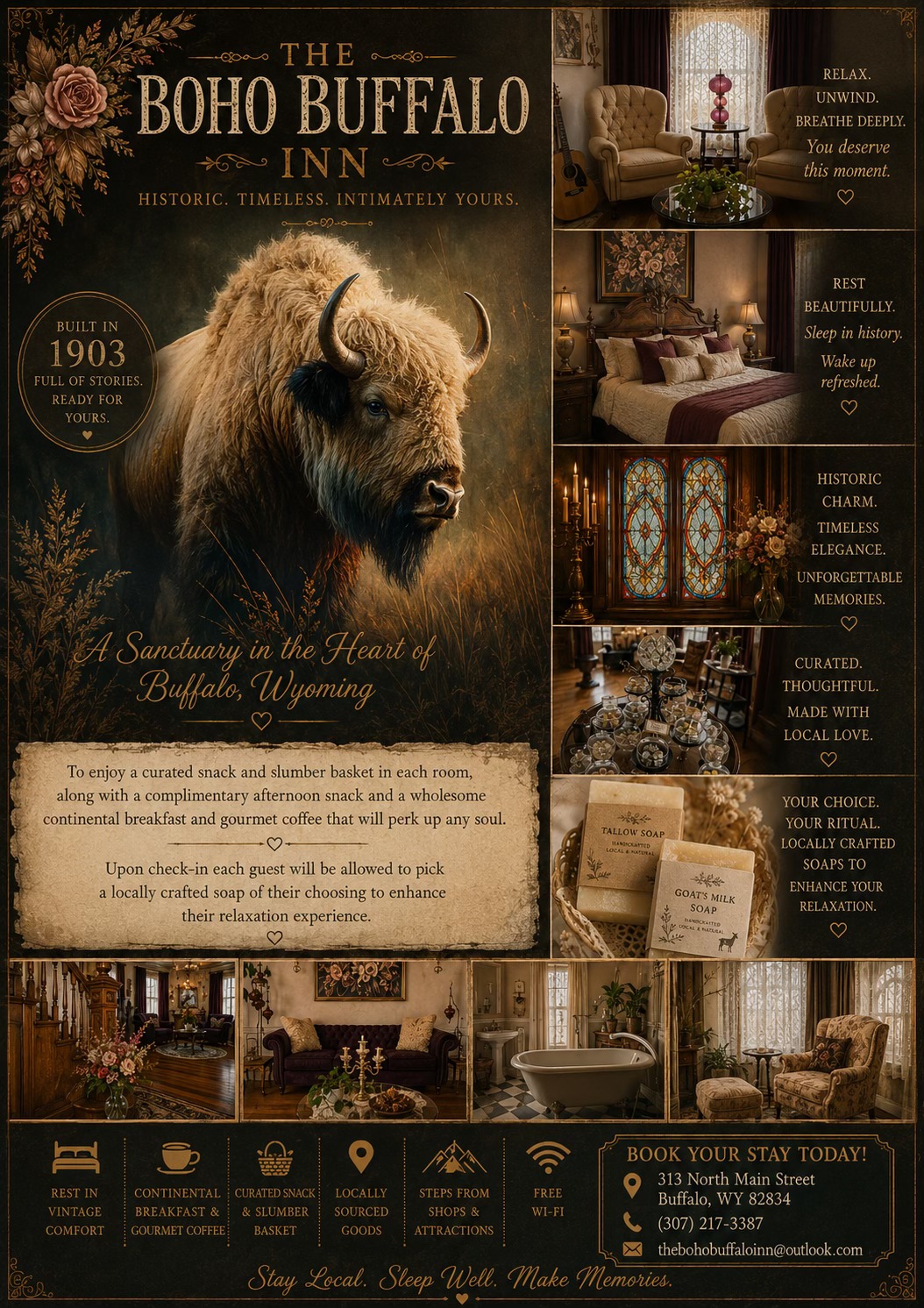 The Boho Buffalo Inn Facebook ad from Jun 16, 2026