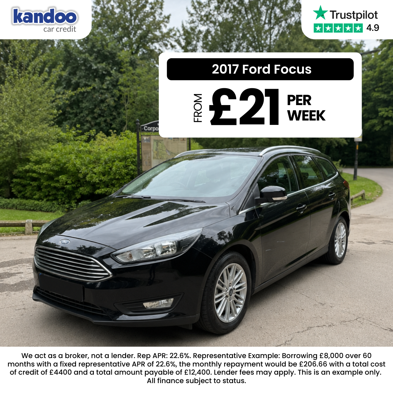 Kandoo Car Credit Facebook ad