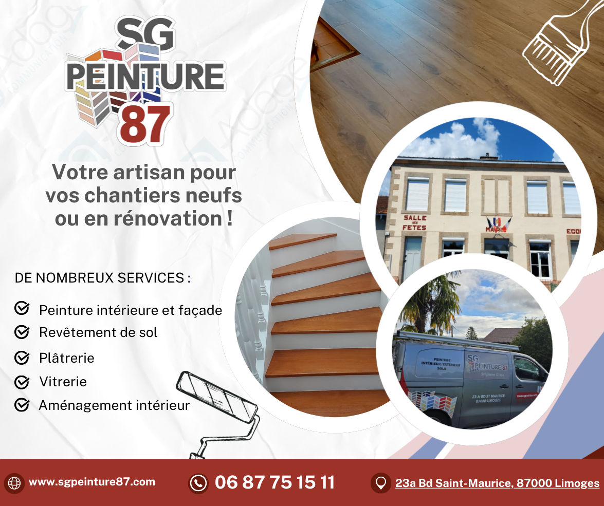 SG Peinture 87 Facebook ad: Accueil - SG peinture 87