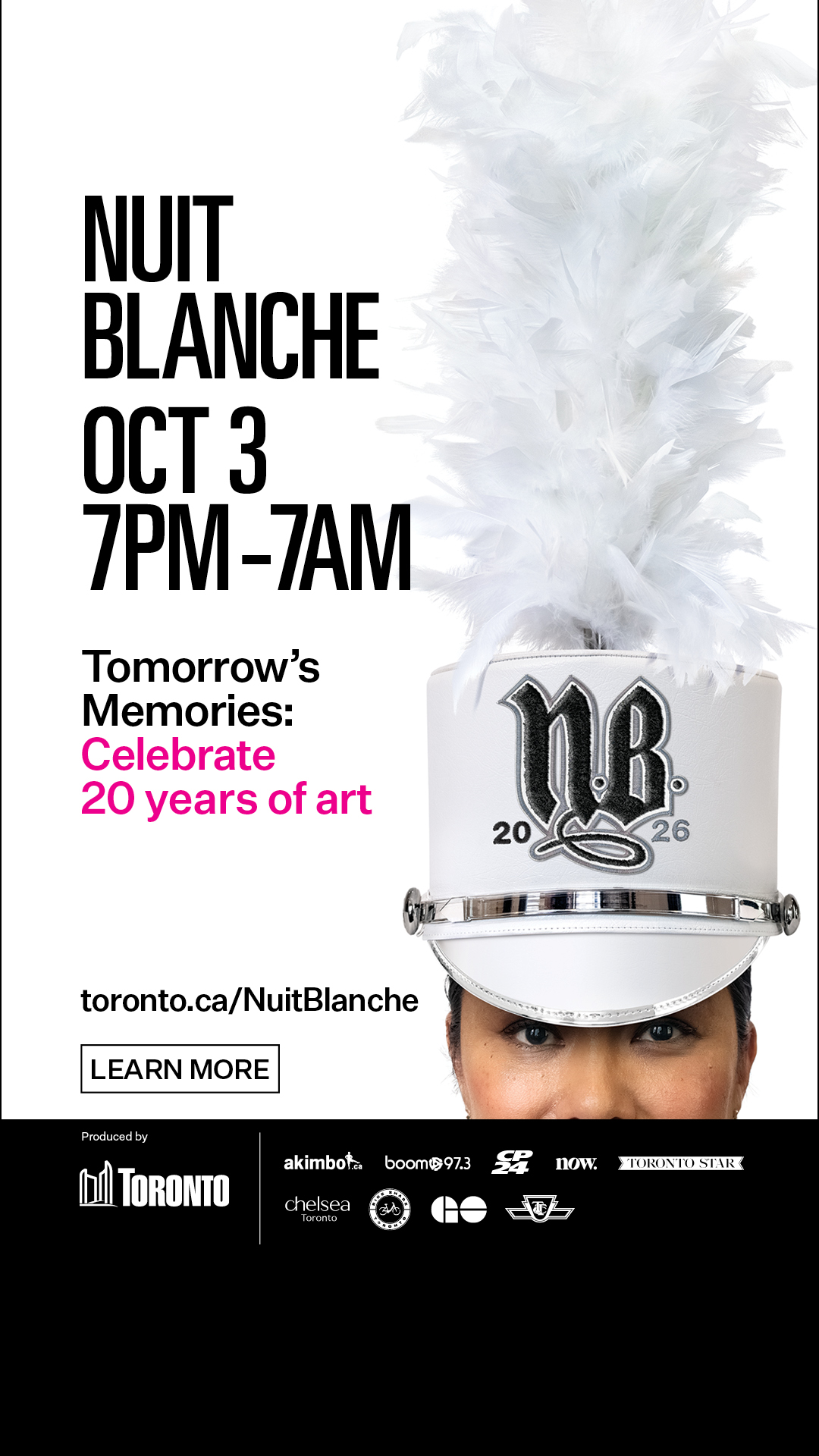 Nuit Blanche Toronto Facebook ad: Nuit Blanche, Toronto’s free all-night celebration of…