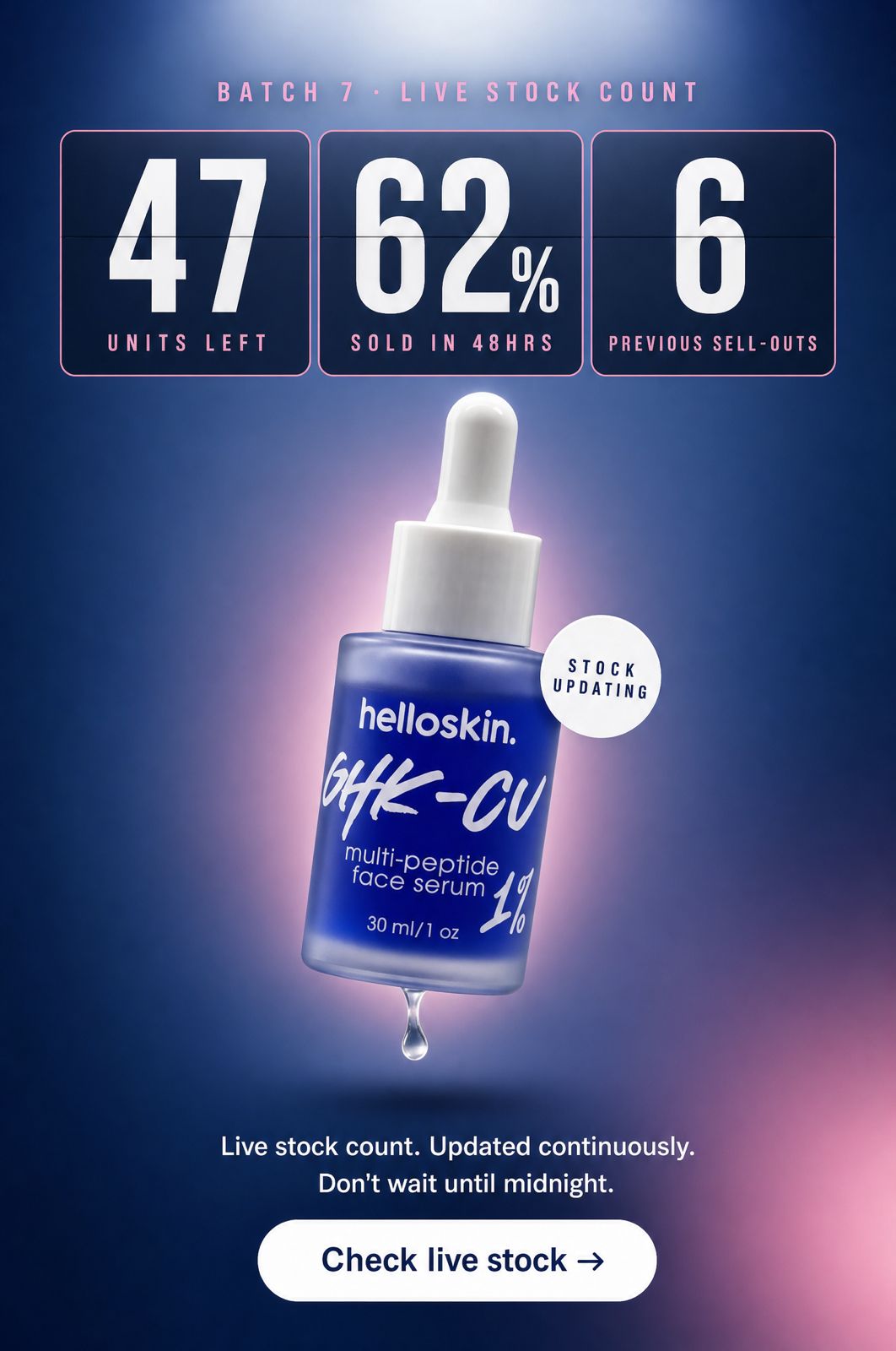 Helloskin Facebook ad