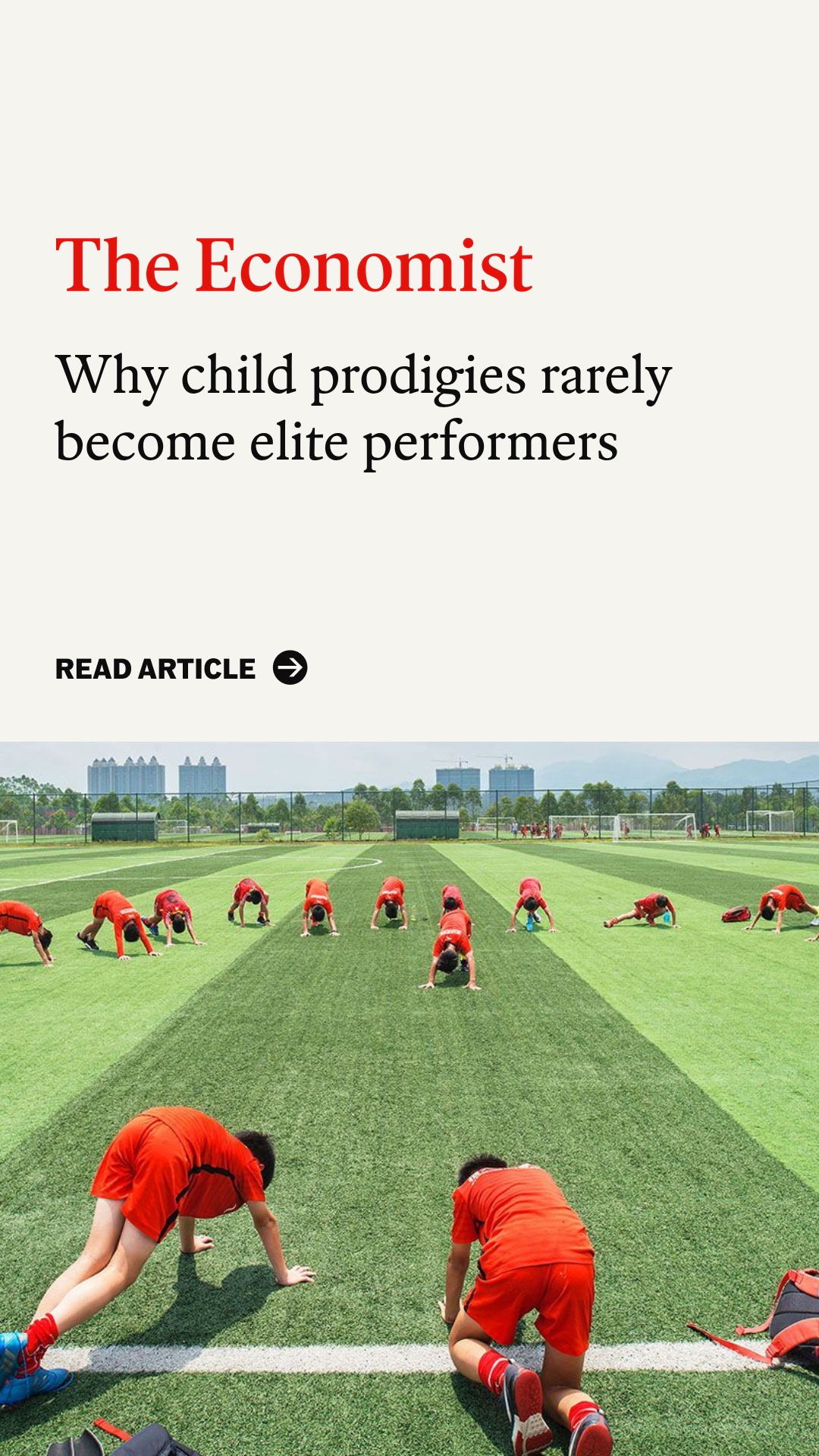 The Economist Facebook ad