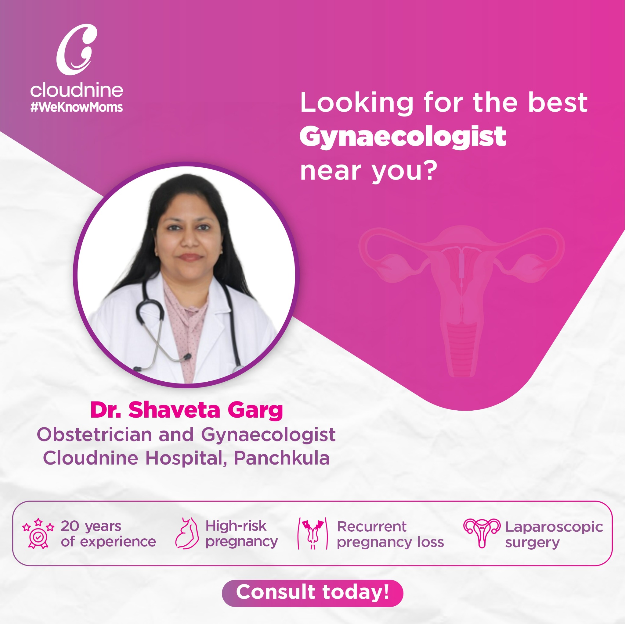 Cloudnine Hospital Facebook ad