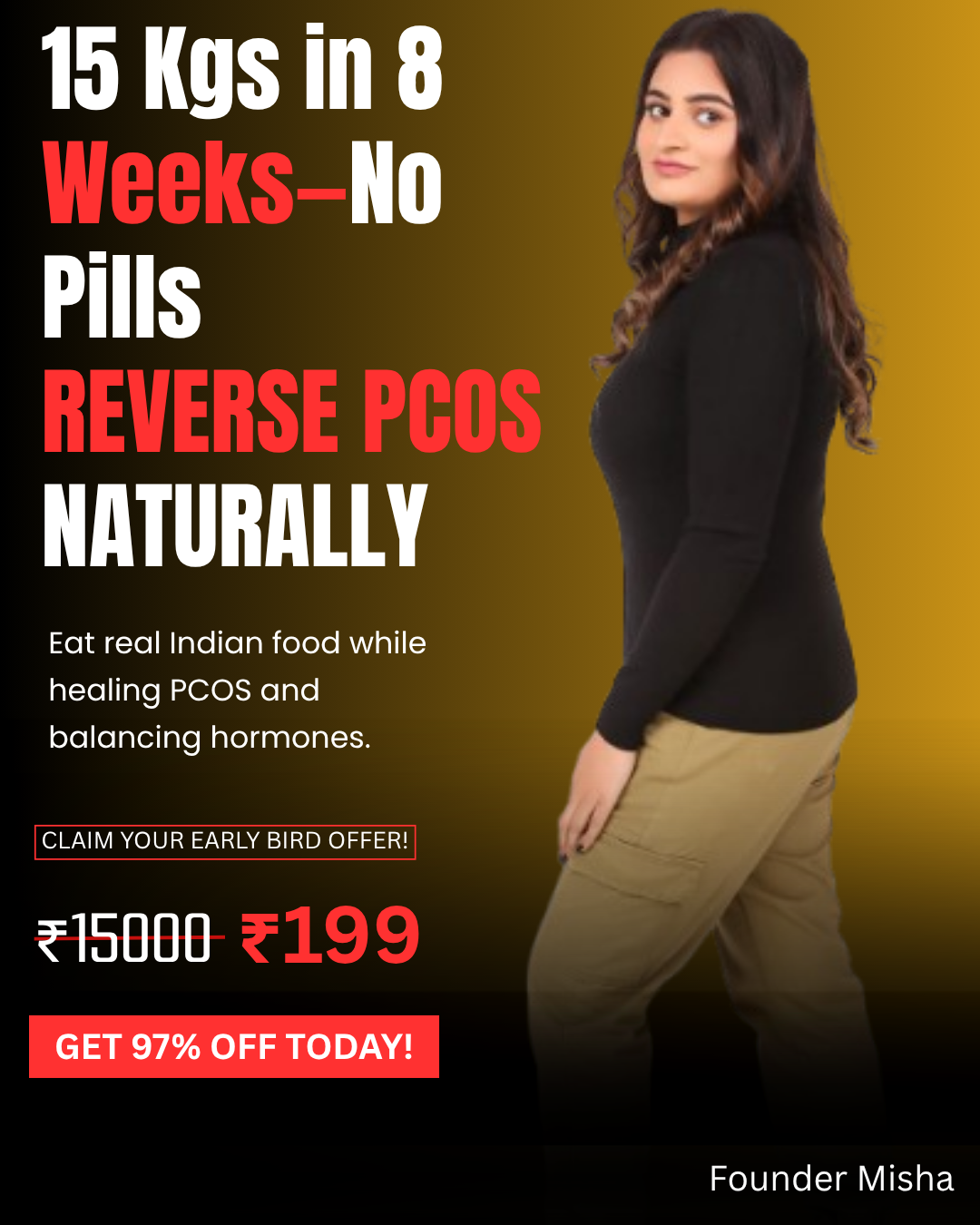Nutritionist Misha Facebook ad